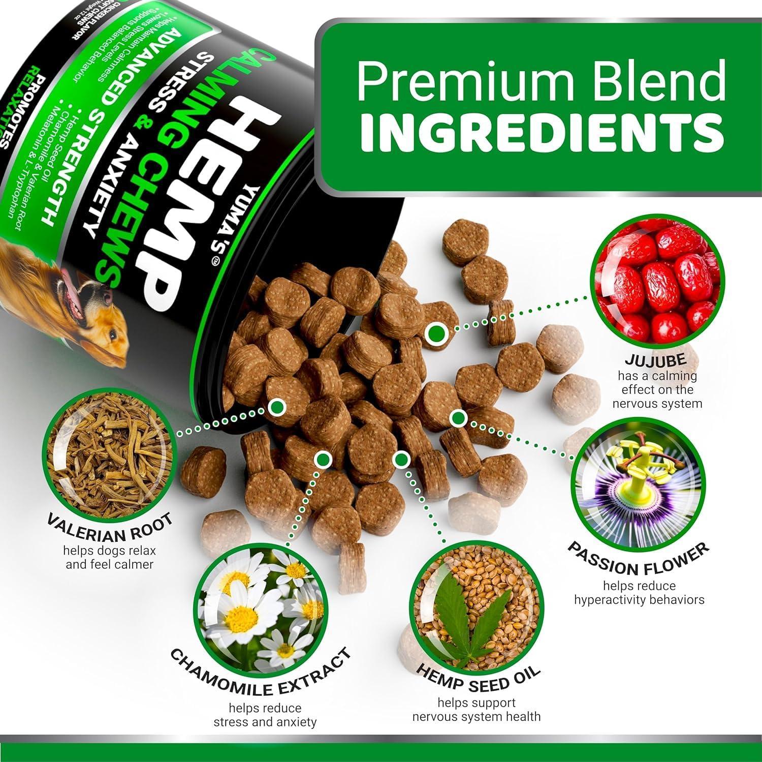 Hemp Calming Chews for Dogs 2-Pack Hemp Calming Chews for Dogs 2-Pack