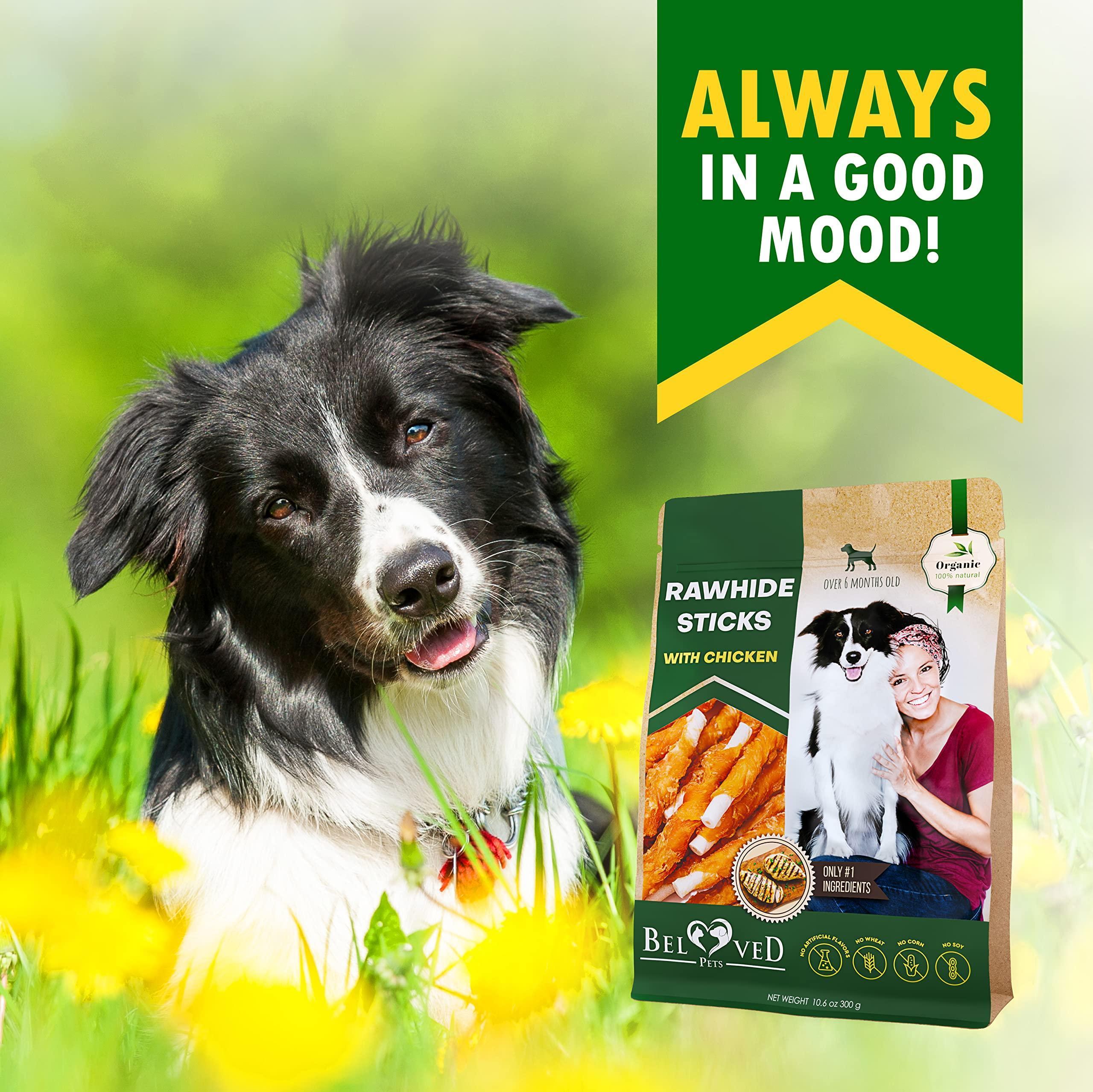 Rawhide Sticks for Dogs Chicken-Wrapped Grain-Free Chews Rawhide Sticks for Dogs Chicken-Wrapped Grain-Free Chews