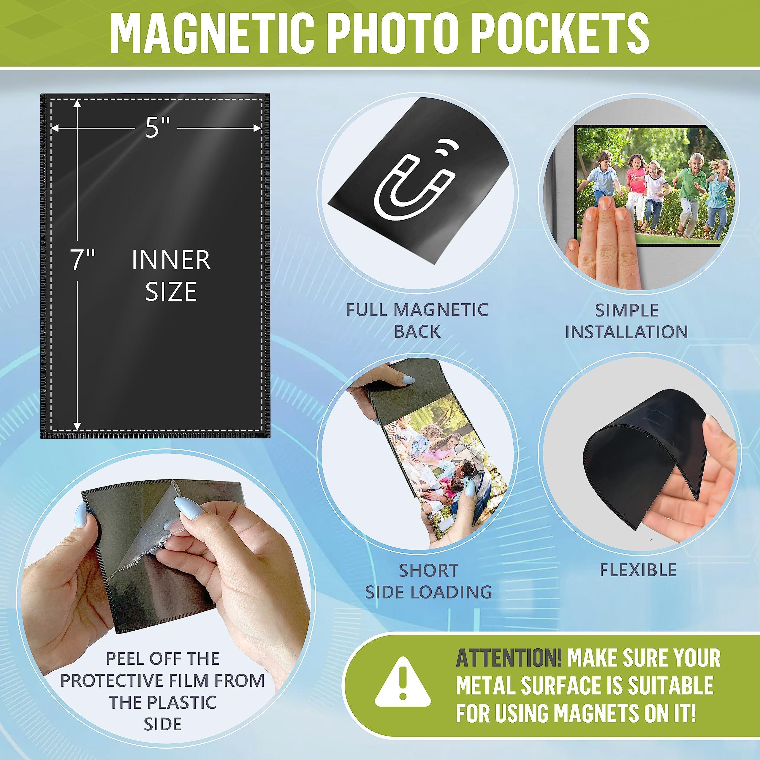 10 Pack 5x7 in Magnetic Picture Frames for Refrigerator Magnet Picture Frames 10 Pack 5x7 in Magnetic Picture Frames for Refrigerator Magnet Picture Frames