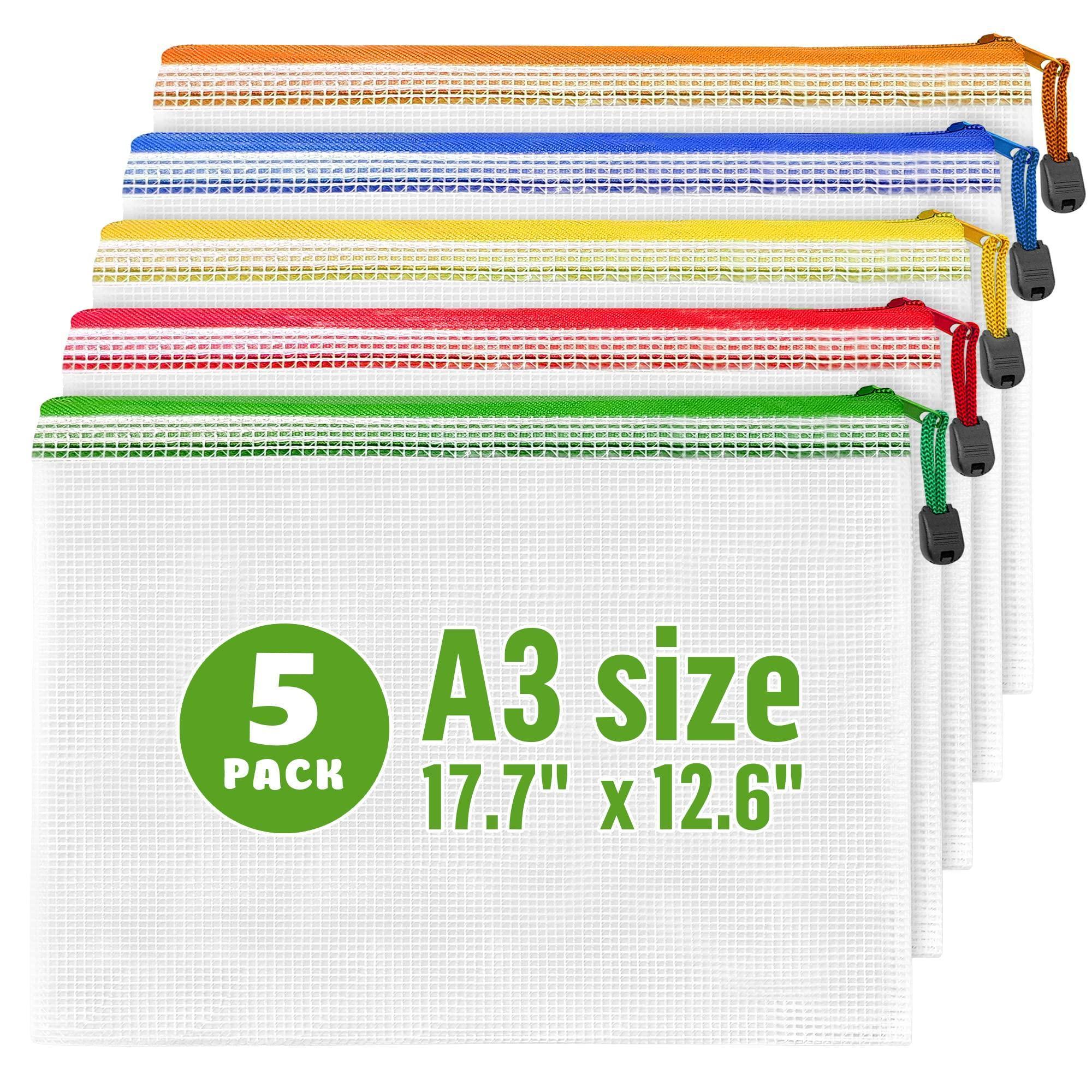 5 Pack A3 Mesh Storage Bags with Zipper for Board Games Puzzles Mesh Bag with Zipper Plastic Mesh Zipper Pouch Document Bag Large Zip Pouch Board Game Storage Bags Waterproof Zipper Pouch 5 Pack A3 Mesh Storage Bags with Zipper for Board Games Puzzles Mesh Bag with Zipper Plastic Mesh Zipper Pouch Document Bag Large Zip Pouch Board Game Storage Bags Waterproof Zipper Pouch