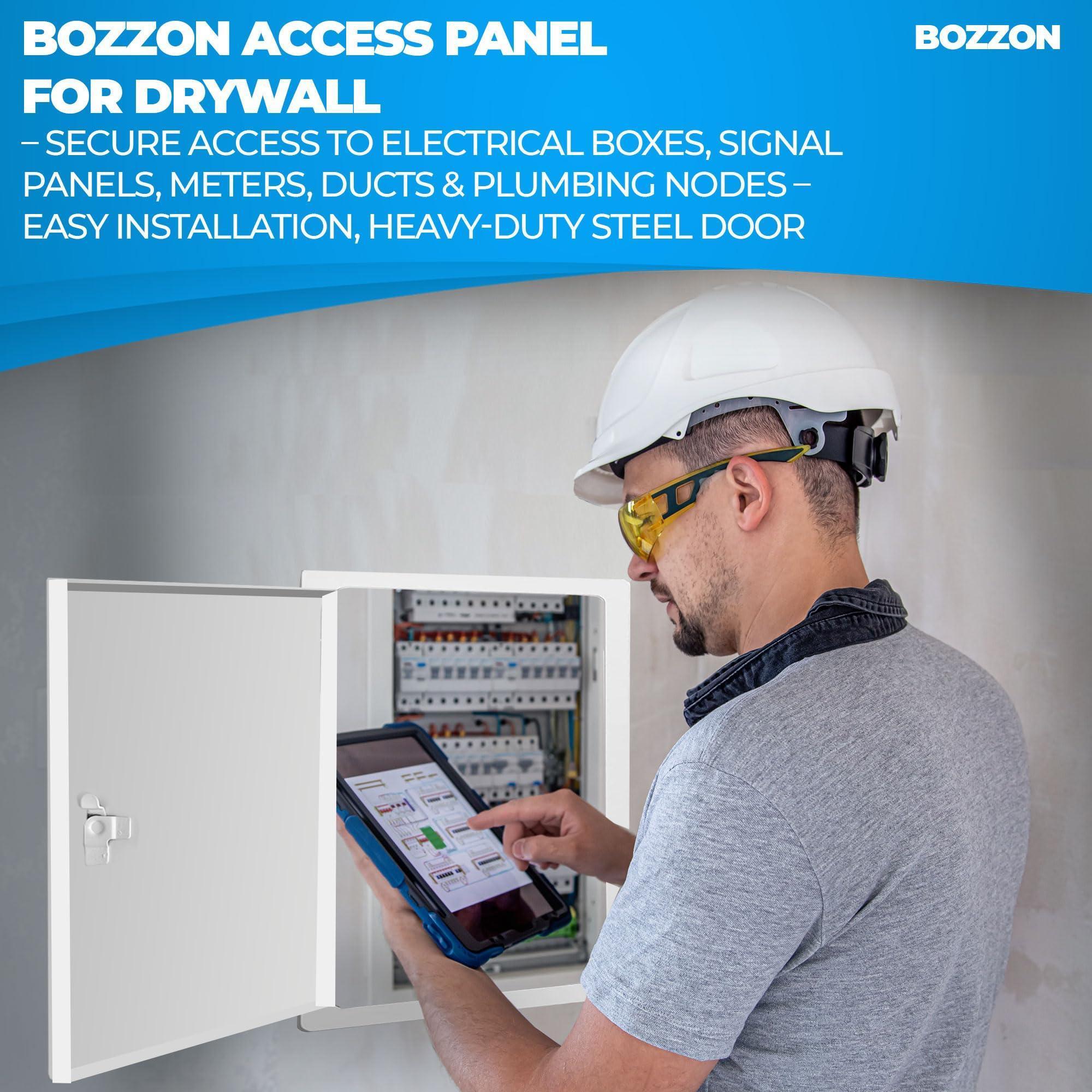 Access Panel for Drywall with Screwdriver Latch 6 x 6 inch Metal Door a 1.2 mm Thick Frame Wall Hole Cover Access Door Plumbing Access Panel for Drywall Heavy Durable White Access Panel for Drywall with Screwdriver Latch 6 x 6 inch Metal Door a 1.2 mm Thick Frame Wall Hole Cover Access Door Plumbing Access Panel for Drywall Heavy Durable White