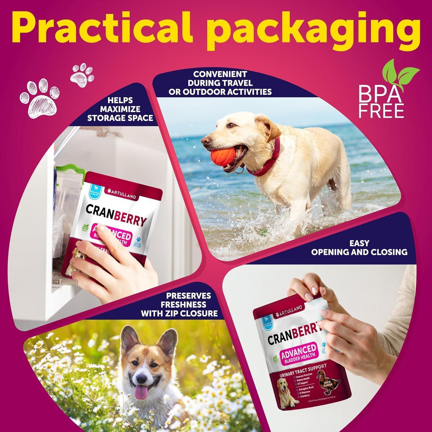 Dog UTI Treatment Cranberry Supplement Bladder Control 70 Soft Chews Dog UTI Treatment Cranberry Supplement Bladder Control 70 Soft Chews