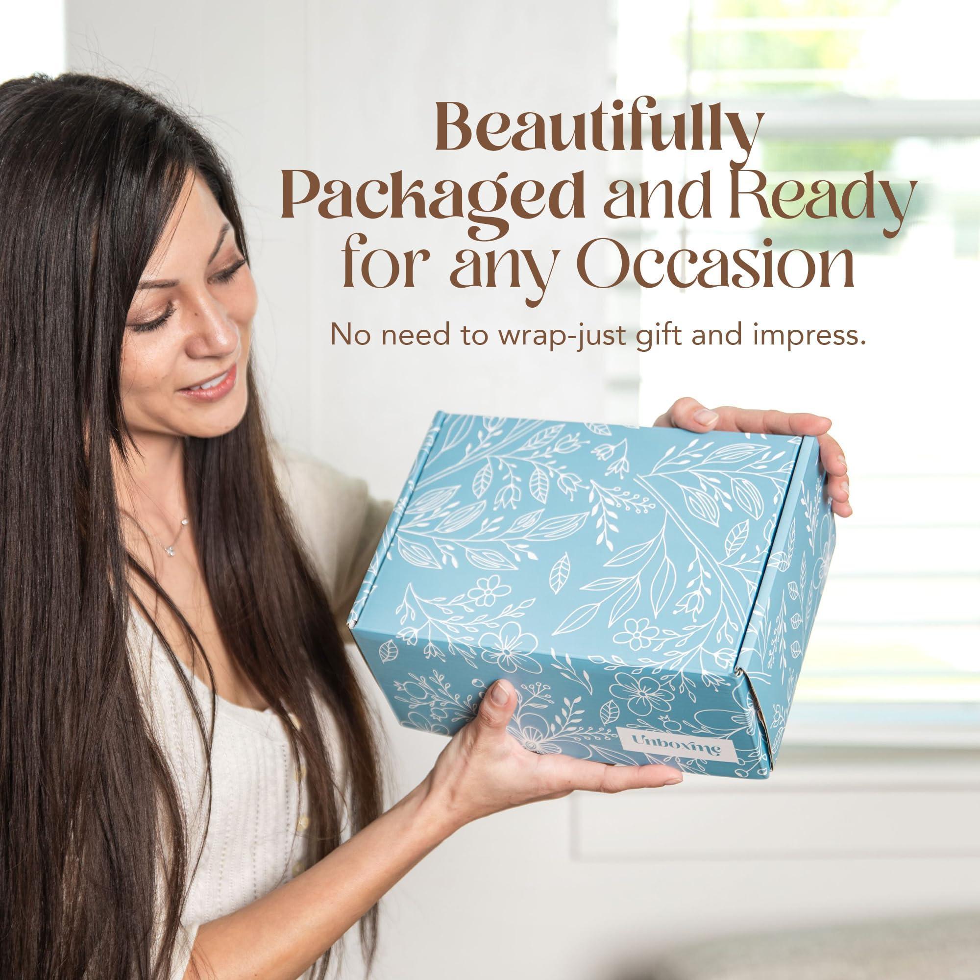 Unboxme Mini Healer Spa Gift Basket for Women Self Care Gift Box Wellness Care Package with Card Relaxation Gift for Birthday or Get Well Soon Unboxme Mini Healer Spa Gift Basket for Women Self Care Gift Box Wellness Care Package with Card Relaxation Gift for Birthday or Get Well Soon