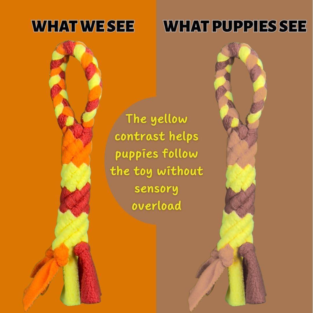 Interactive Tug & Treat-Dispenser Toy for Dogs Teething Relief Orange Interactive Tug & Treat-Dispenser Toy for Dogs Teething Relief Orange