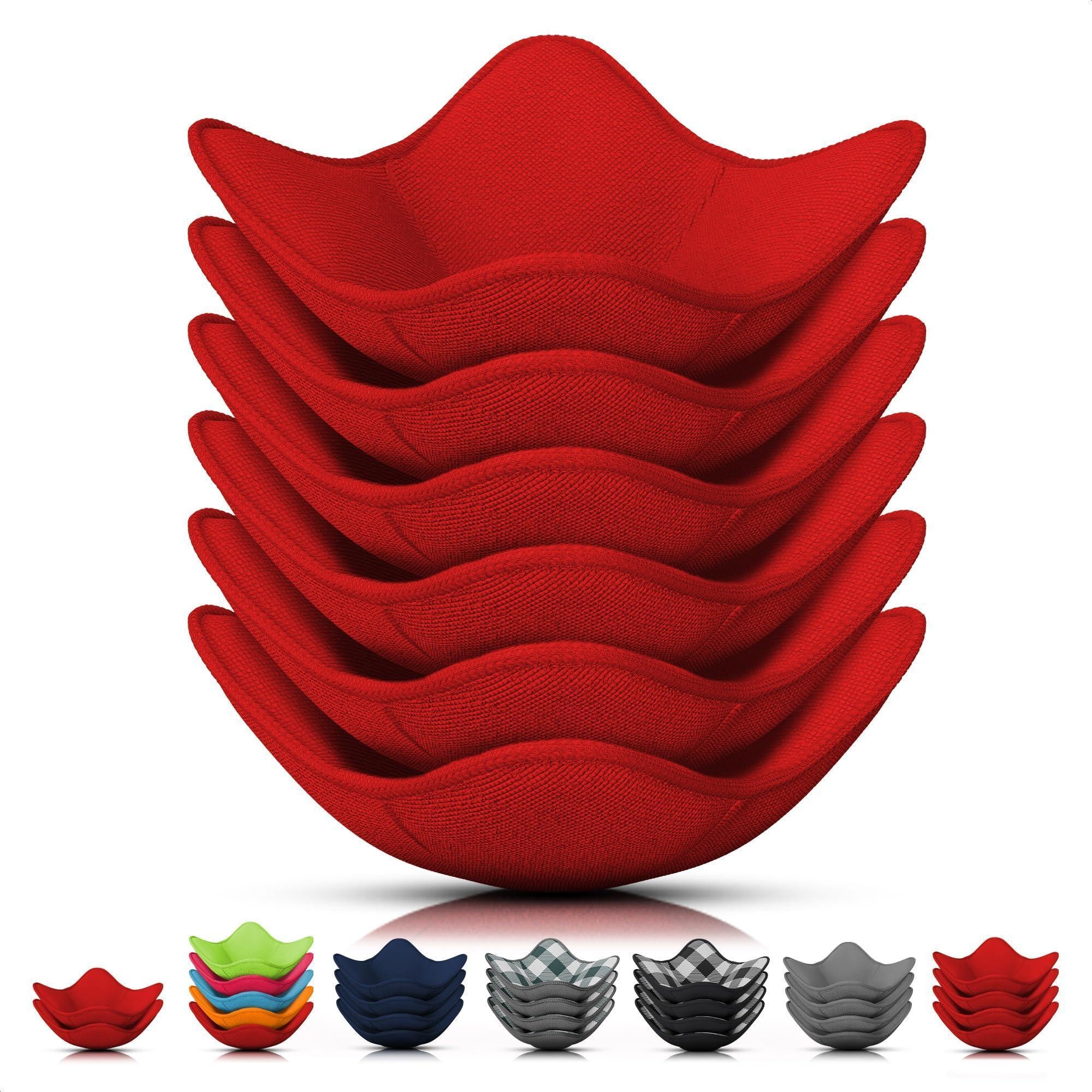 6 Pcs Soup Bowl Holders for Hot Food Heat Resistant Fabric Soup Cozy Bowl Warmer Holder for Kitchen Fits Standard Dishes up to 6.5 & Plates 7.1 – Washable & Reusable Safe Handling & Trivet Use 6 Pcs Soup Bowl Holders for Hot Food Heat Resistant Fabric Soup Cozy Bowl Warmer Holder for Kitchen Fits Standard Dishes up to 6.5 & Plates 7.1 – Washable & Reusable Safe Handling & Trivet Use