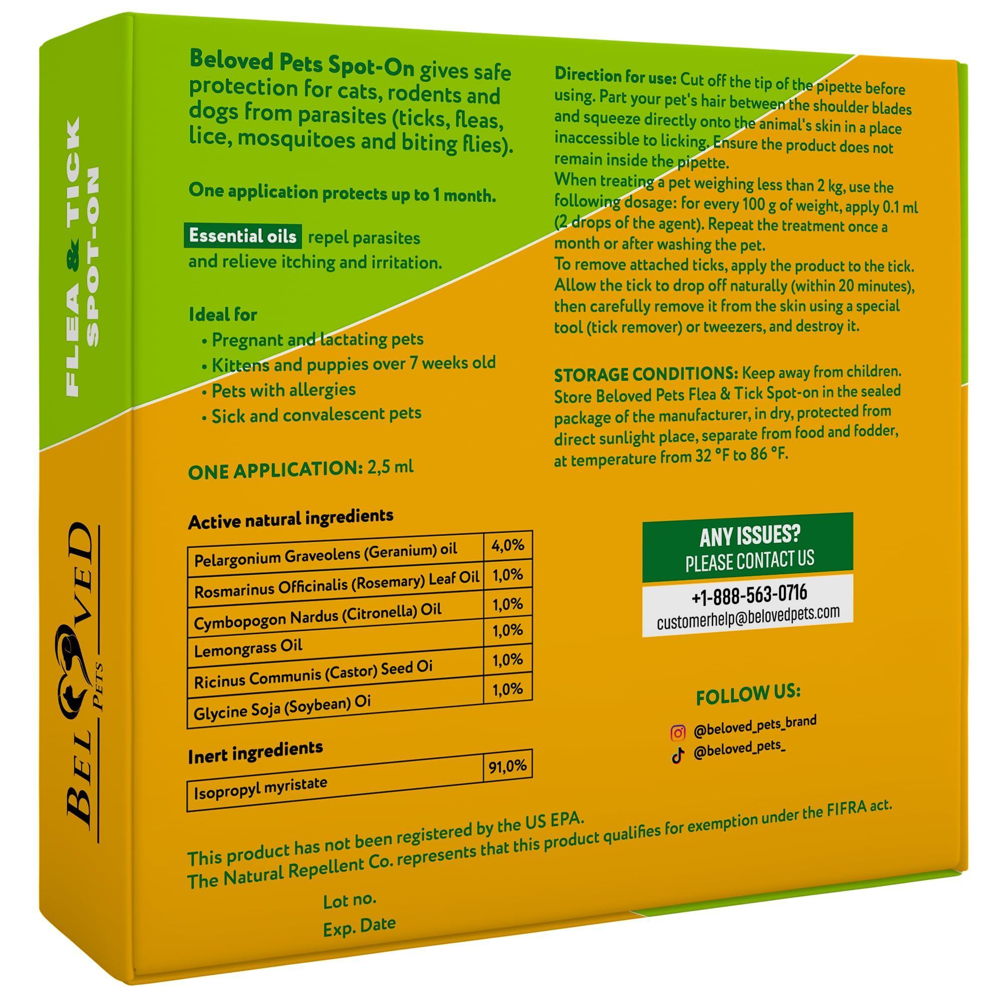 Topical Flea & Tick Drops for Dogs Cats & Rabbits Mosquito Repellent Topical Flea & Tick Drops for Dogs Cats & Rabbits Mosquito Repellent