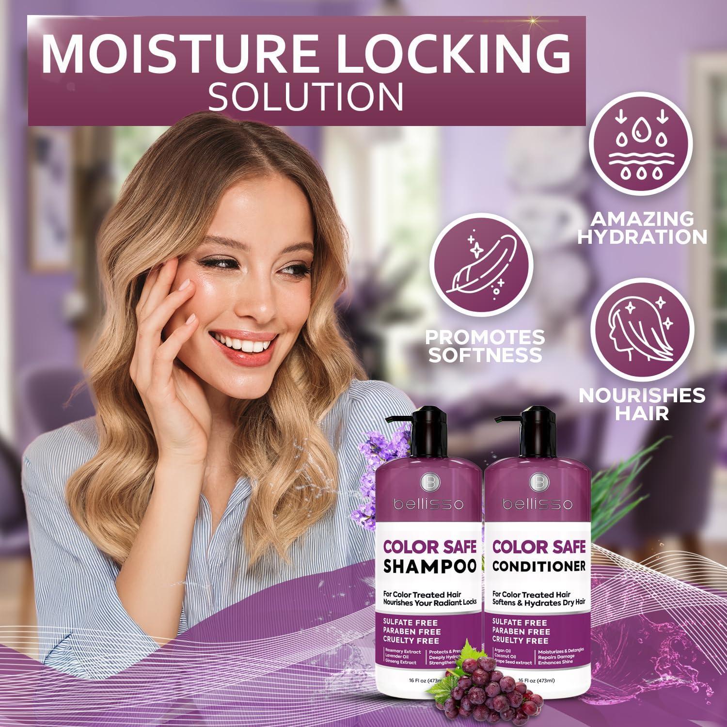 Color Safe Shampoo and Conditioner Set For Protecting Dyed and Treated Hair Color Safe Shampoo and Conditioner Set For Protecting Dyed and Treated Hair