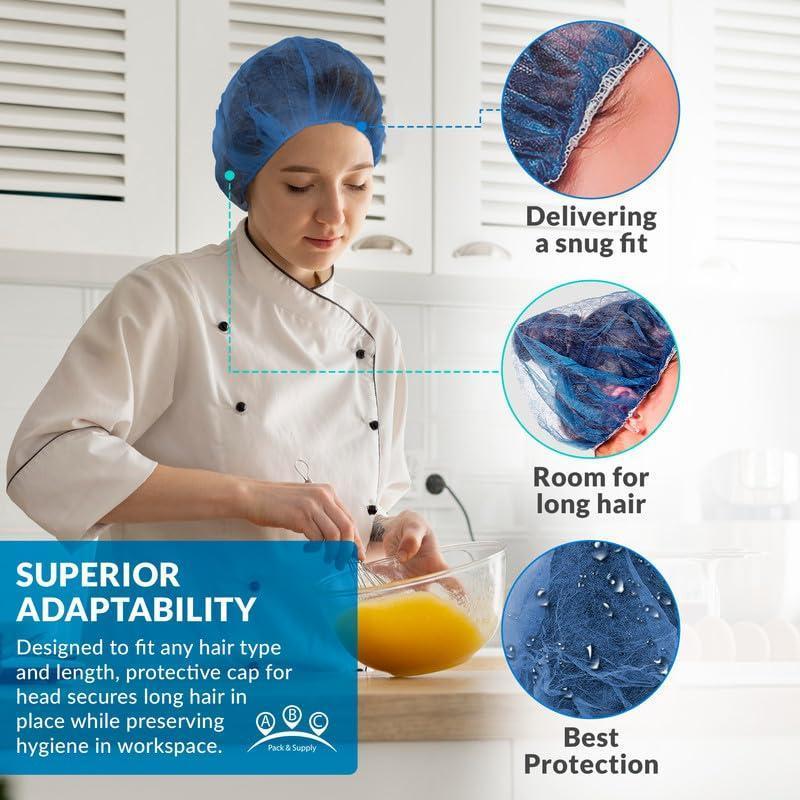 Disposable Hair Net for Men Women 21 Disposable Hair Net for Men Women 21 inch Pack of 100 Dark Blue Hair Covers for Nurses Polypropylene Bouffant Hair Nets with Stretch Band Disposable Hair Caps for Nurses and Chefs Disposable Hair Net for Men Women 21 Disposable Hair Net for Men Women 21 inch Pack of 100 Dark Blue Hair Covers for Nurses Polypropylene Bouffant Hair Nets with Stretch Band Disposable Hair Caps for Nurses and Chefs