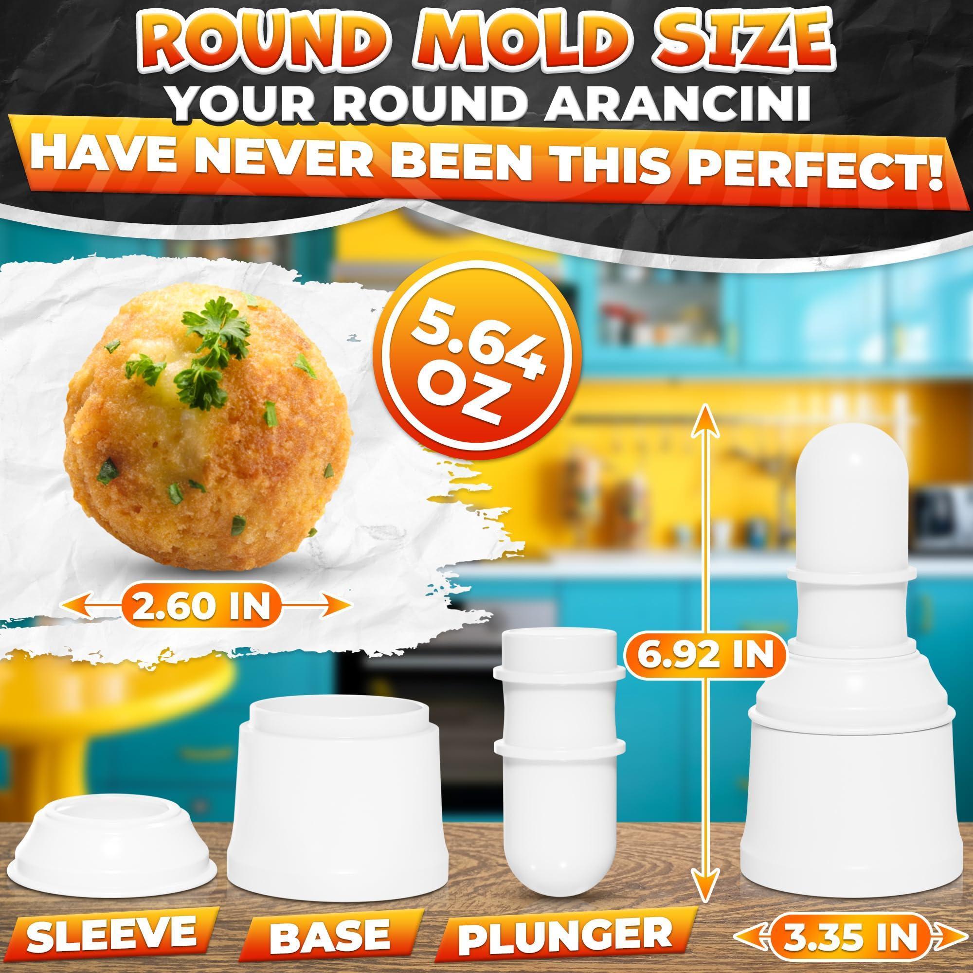 2Pcs 160 g 5.65oz Round and Pointed Arancini Maker Molds Large Rice Mold Meat Balls Japanese Kitchen Gadgets Meatball Maker Sushi Rice Ball Maker Tool Cute Bento Accessories Rice Press Shaper 2Pcs 160 g 5.65oz Round and Pointed Arancini Maker Molds Large Rice Mold Meat Balls Japanese Kitchen Gadgets Meatball Maker Sushi Rice Ball Maker Tool Cute Bento Accessories Rice Press Shaper