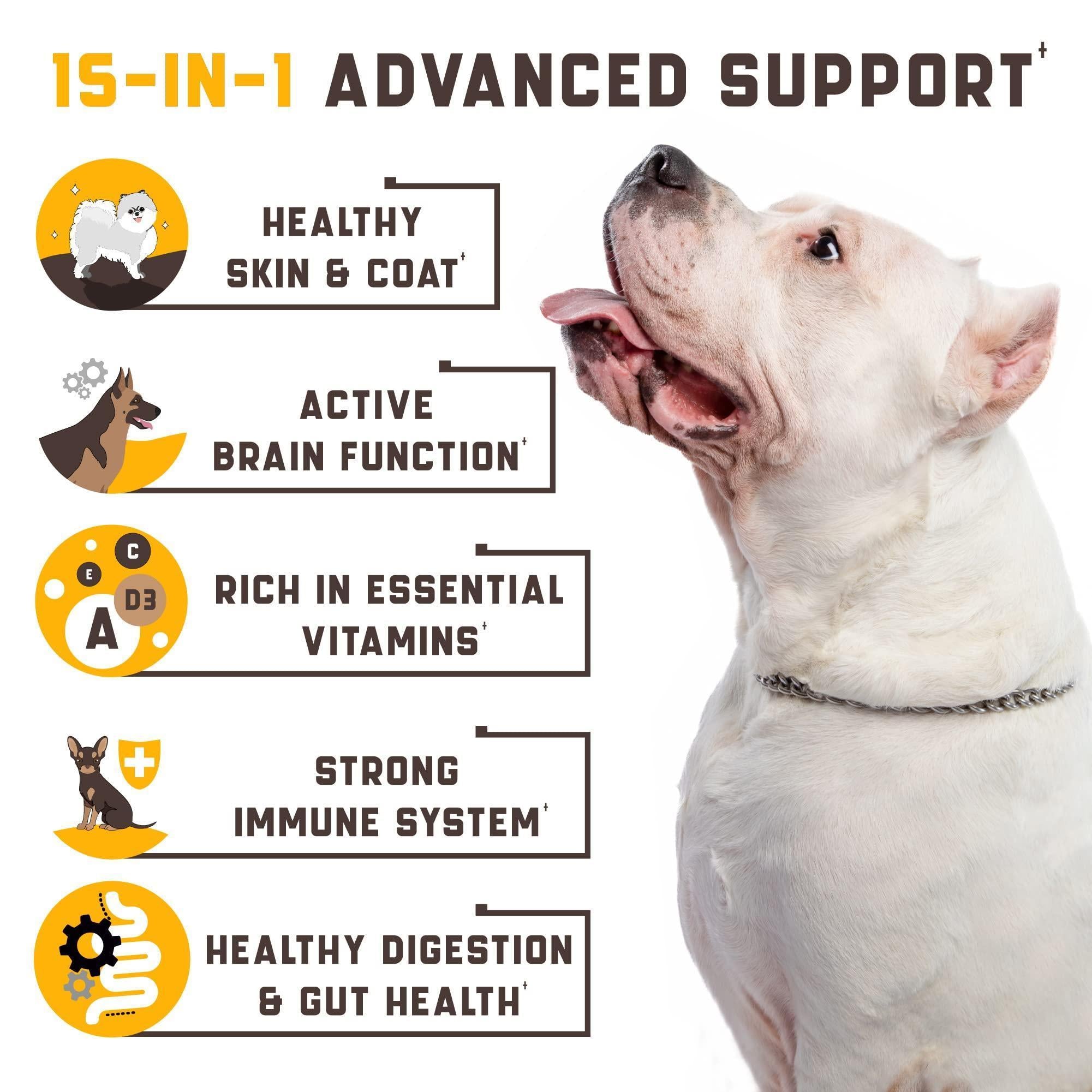 Dog Multivitamin 15-in-1 Immune Digestion Joint & Heart Health Dog Multivitamin 15-in-1 Immune Digestion Joint & Heart Health