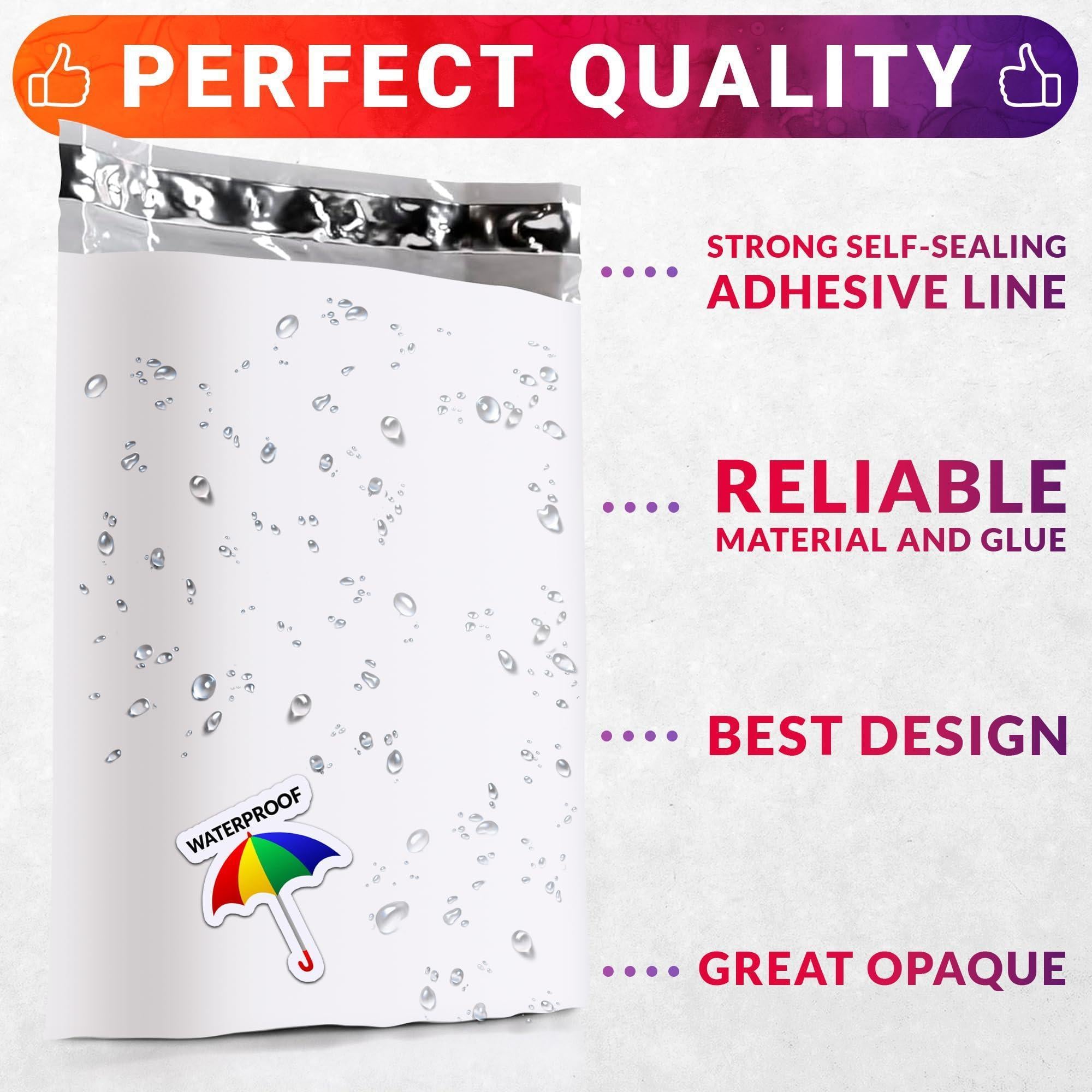 White Gusseted Poly Mailers 24 x 21 x 6 Inch Pack of 25 Poly Shipping Envelopes for Clothing 2.5 Mil. Plastic Shipping Bags Self Seal. Mailing Packages White Gusseted Poly Mailers 24 x 21 x 6 Inch Pack of 25 Poly Shipping Envelopes for Clothing 2.5 Mil. Plastic Shipping Bags Self Seal. Mailing Packages