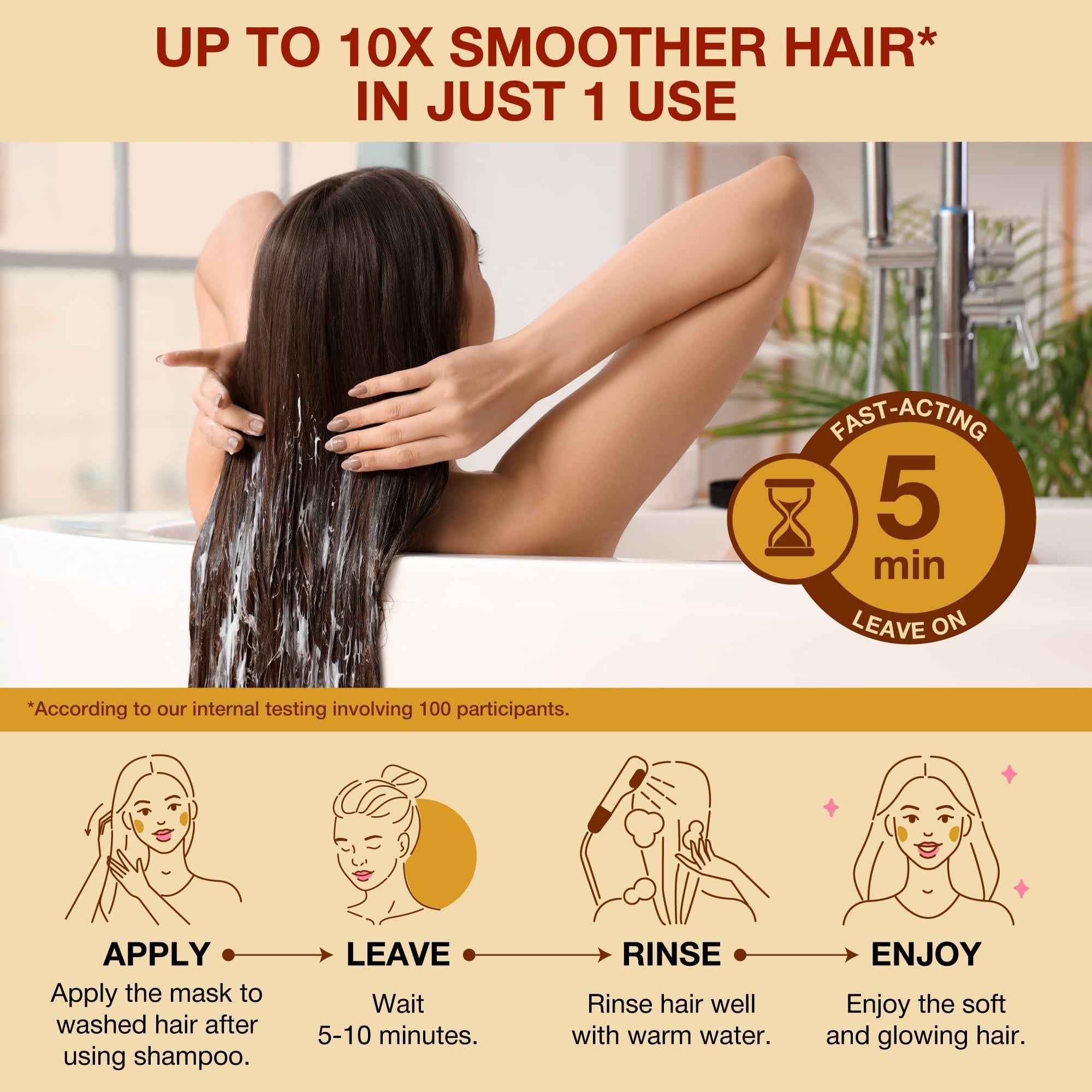 Hair Mask for Dry Damaged Hair with Collagen Biotin Argan Oil Helps Repair Hair Hair Mask for Dry Damaged Hair with Collagen Biotin Argan Oil Helps Repair Hair