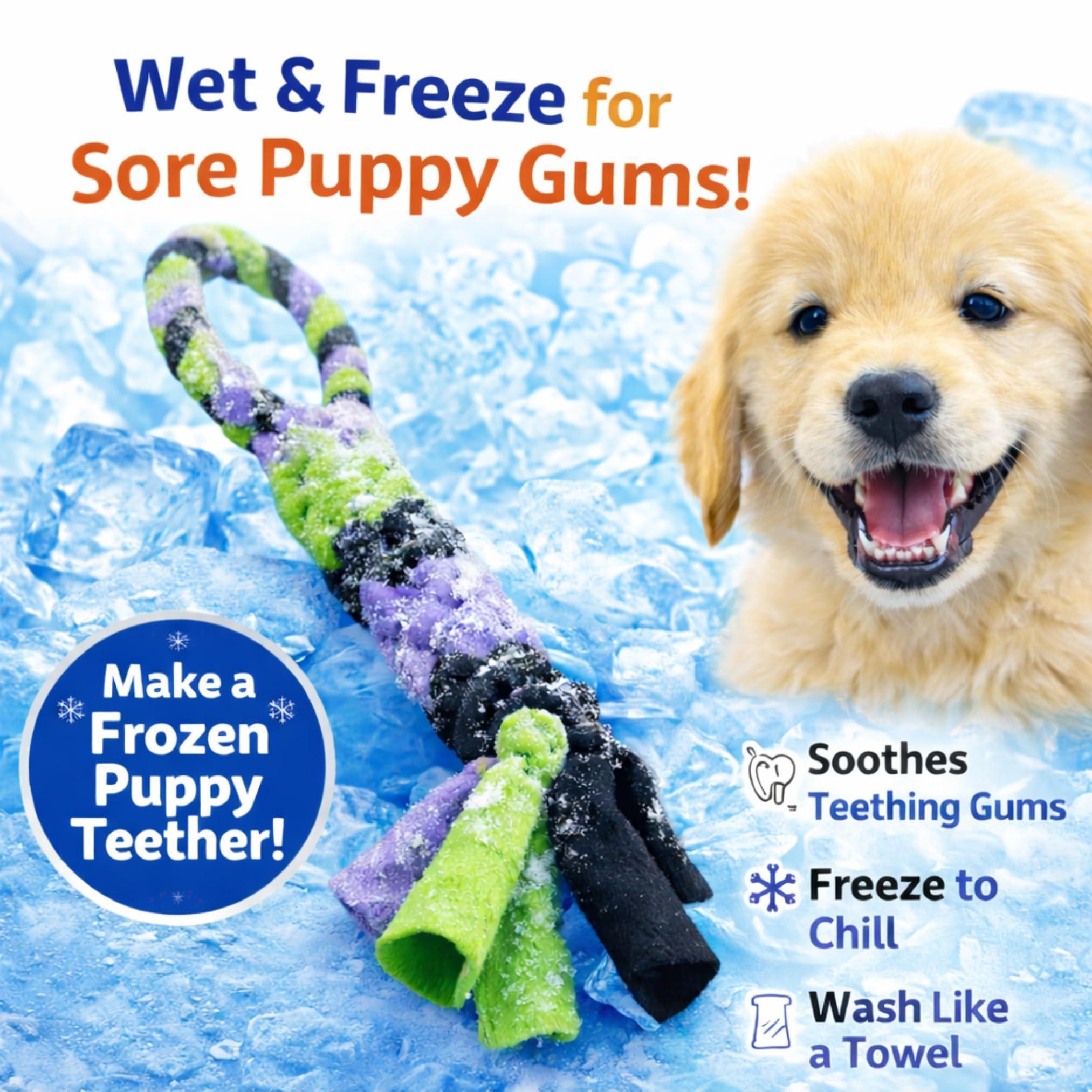 Interactive Tug & Treat-Dispenser Toy for Dogs Teething Relief Orange Interactive Tug & Treat-Dispenser Toy for Dogs Teething Relief Orange