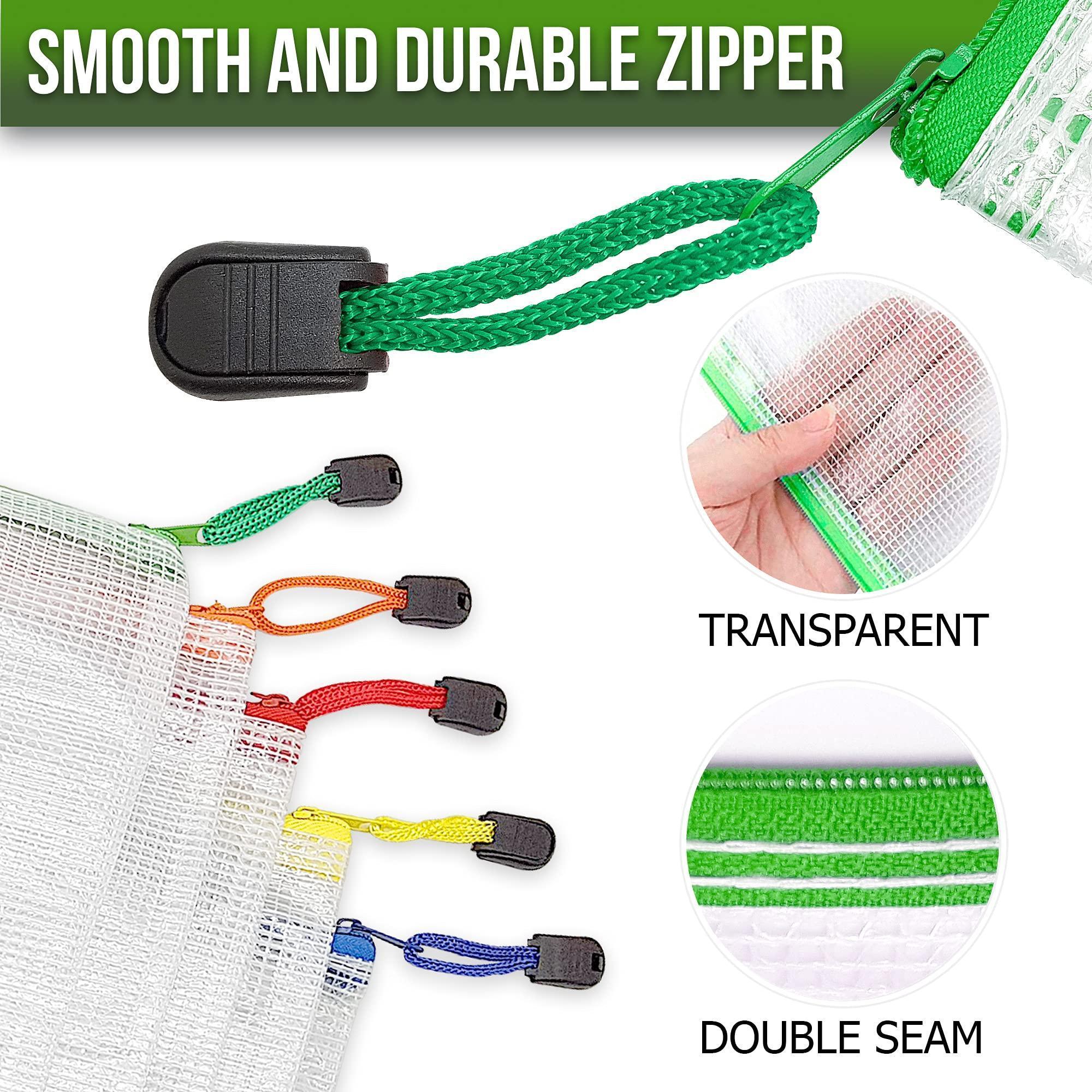 32 Pack Large Mesh Zipper Pouch B4 12x15in Game Bags for Puzzle and Toy Storage Bags Board Game Storage Zip Plastic Mesh Bags for Toys & Playroom Organization and Storage Zippered Pouches Folder 32 Pack Large Mesh Zipper Pouch B4 12x15in Game Bags for Puzzle and Toy Storage Bags Board Game Storage Zip Plastic Mesh Bags for Toys & Playroom Organization and Storage Zippered Pouches Folder