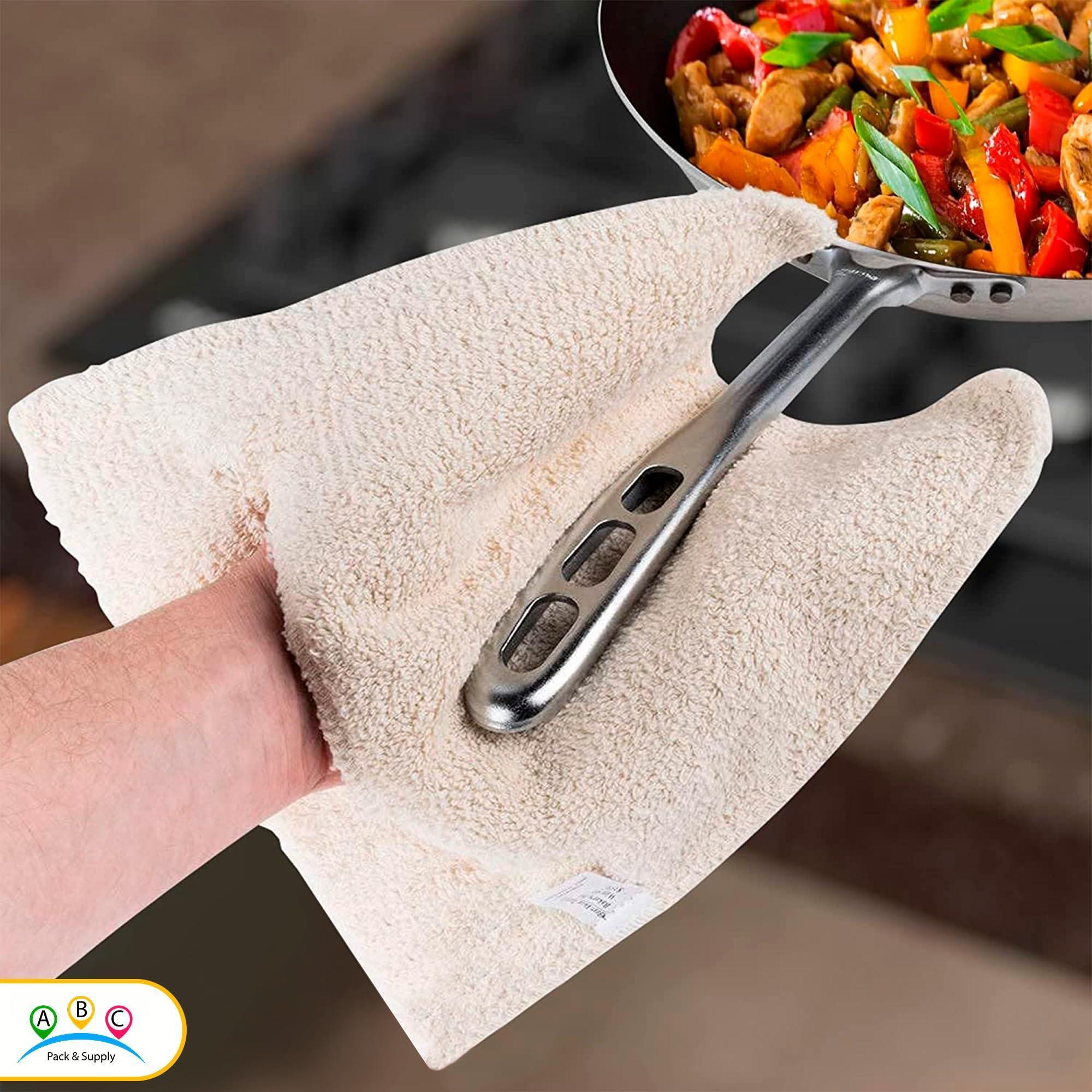 Terry Cloth Pot Holders for Kitchen 9 x 12 Inch Pack of 6 Natural Color Hot Pads for Kitchen Washable Pot Holder with Hand Hole Thick Cotton 460 F Heat Resistant Pot Holders Terry Cloth Pot Holders for Kitchen 9 x 12 Inch Pack of 6 Natural Color Hot Pads for Kitchen Washable Pot Holder with Hand Hole Thick Cotton 460 F Heat Resistant Pot Holders