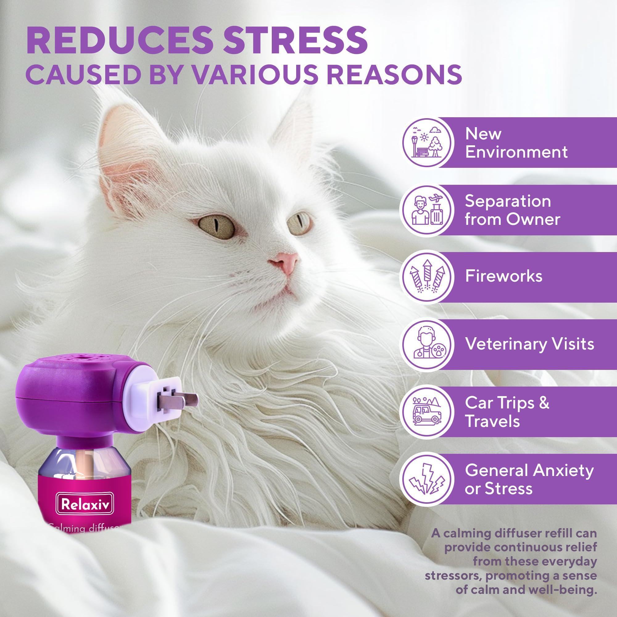 Cat Calming Pheromone Diffuser Anti-Anxiety for Cats & Dogs Cat Calming Pheromone Diffuser Anti-Anxiety for Cats & Dogs