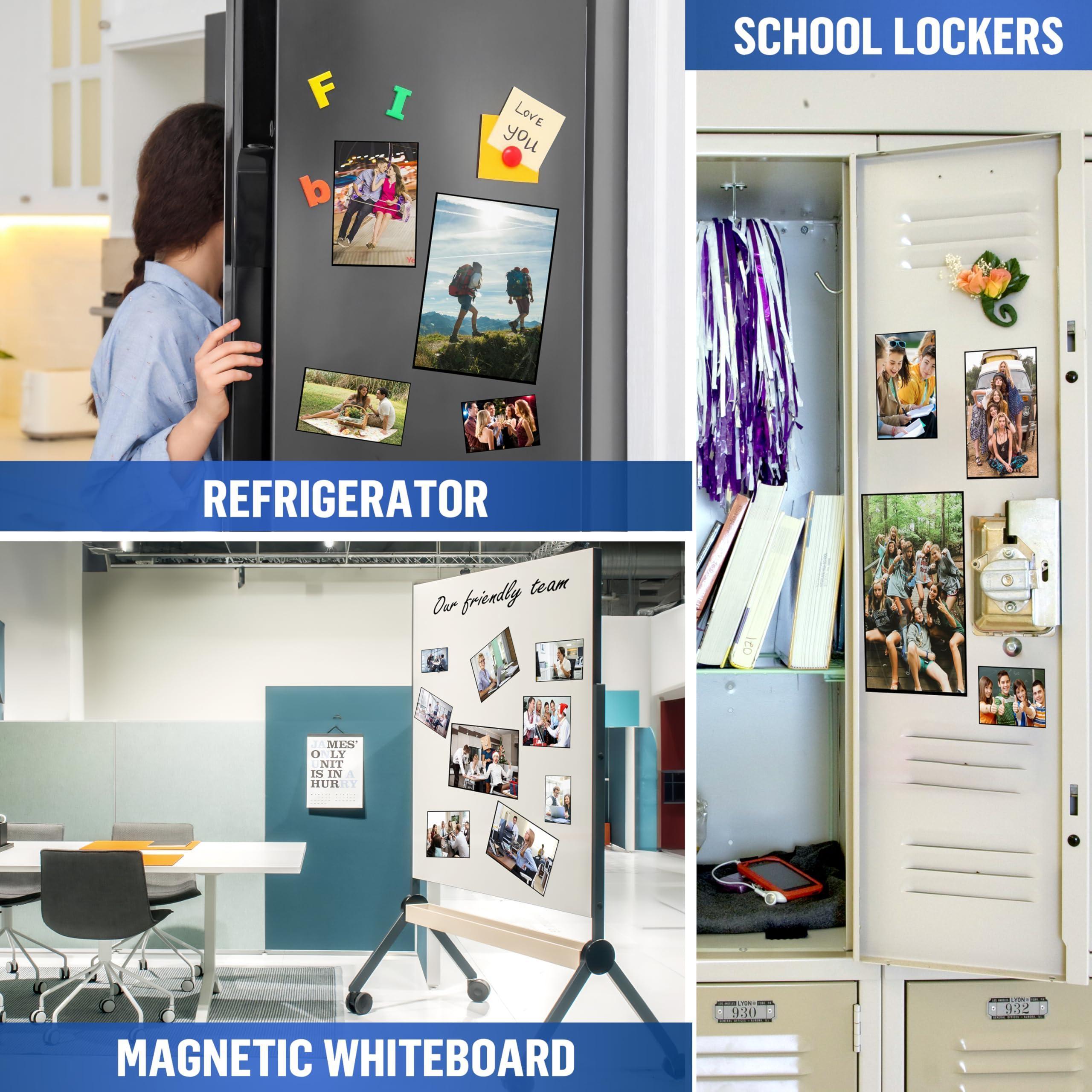 15 Pack 2.5x3.5 inch Magnetic Picture Frames for Refrigetator Wallet Small Frame 15 Pack 2.5x3.5 inch Magnetic Picture Frames for Refrigetator Wallet Small Frame