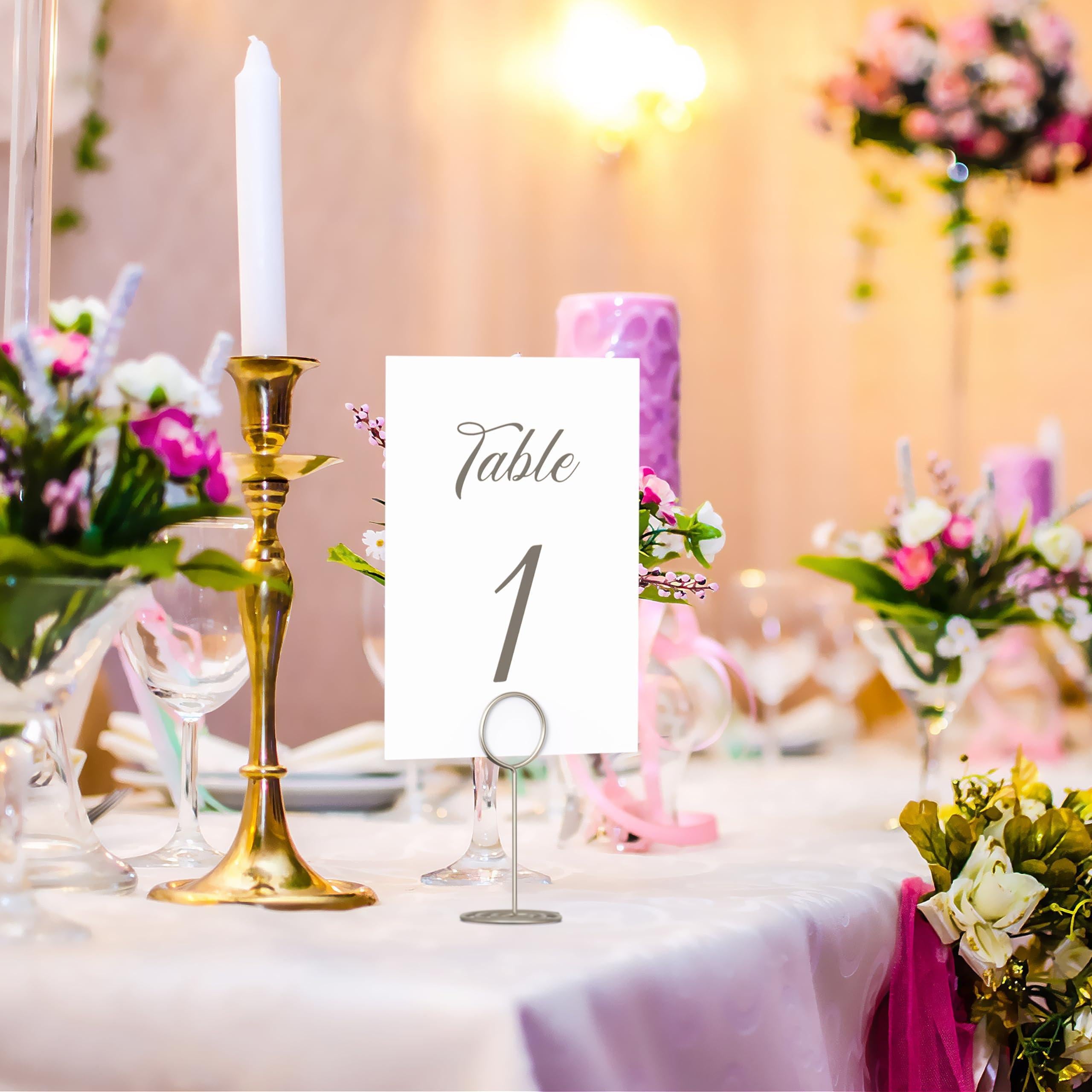 10 Pack Table Number Holders for Wedding Silver Place Card Holder Table Sign Holders Picture Photo Holders for Tables Mini Table Number Stands Silver Small Table Number Holders Clip Stand 10 Pack Table Number Holders for Wedding Silver Place Card Holder Table Sign Holders Picture Photo Holders for Tables Mini Table Number Stands Silver Small Table Number Holders Clip Stand