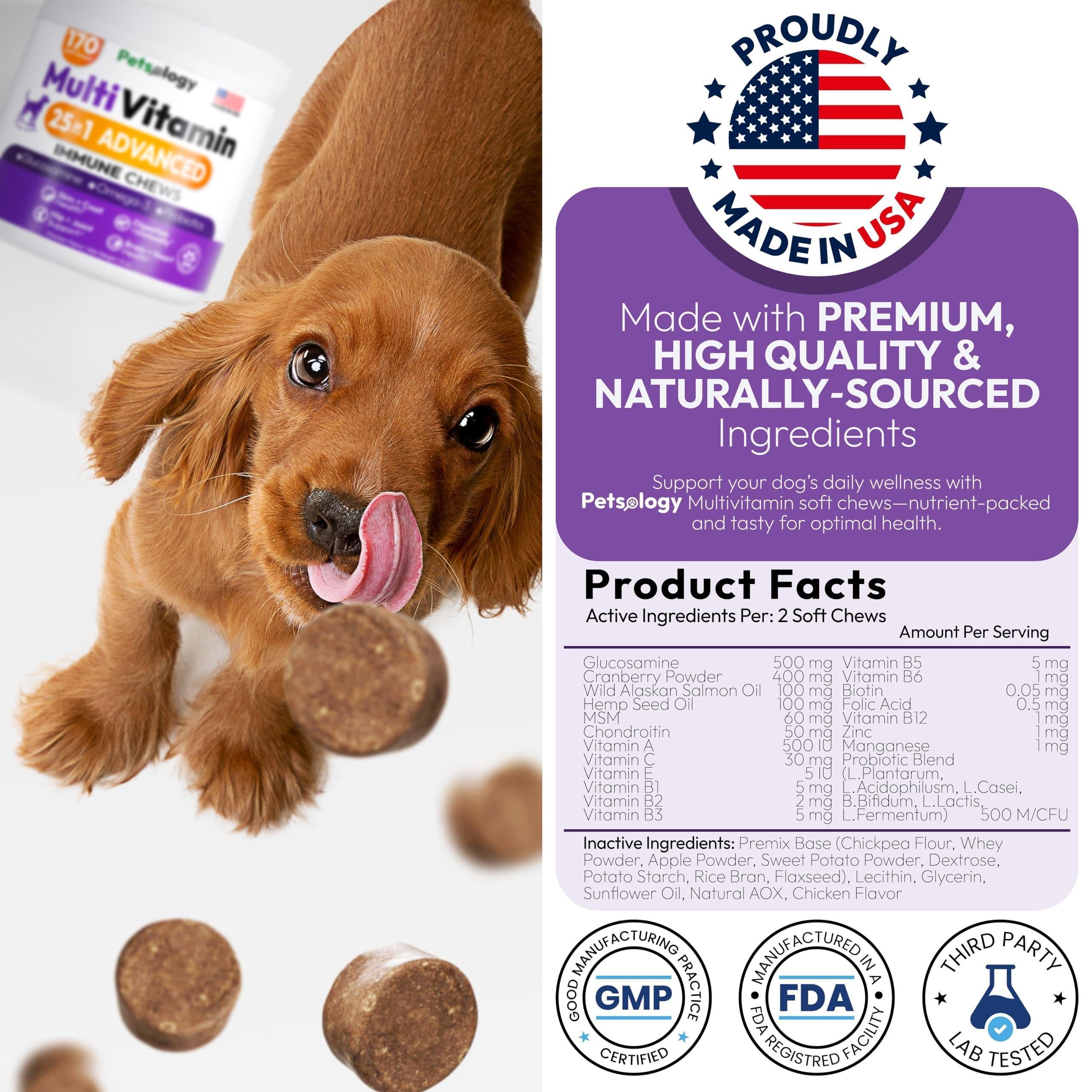Dog Multivitamin Chews with Glucosamine 170 Count Hip & Joint Dog Multivitamin Chews with Glucosamine 170 Count Hip & Joint