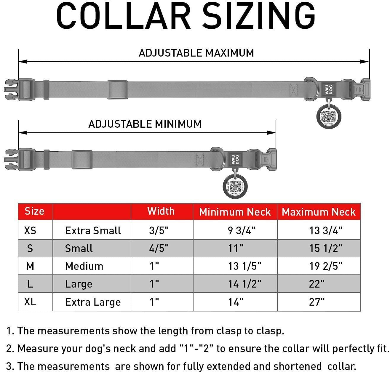 Waterproof Glow Dog Collar Adjustable 14–22 in Neck x 0.5 in Wide Buckle Waterproof Glow Dog Collar Adjustable 14–22 in Neck x 0.5 in Wide Buckle