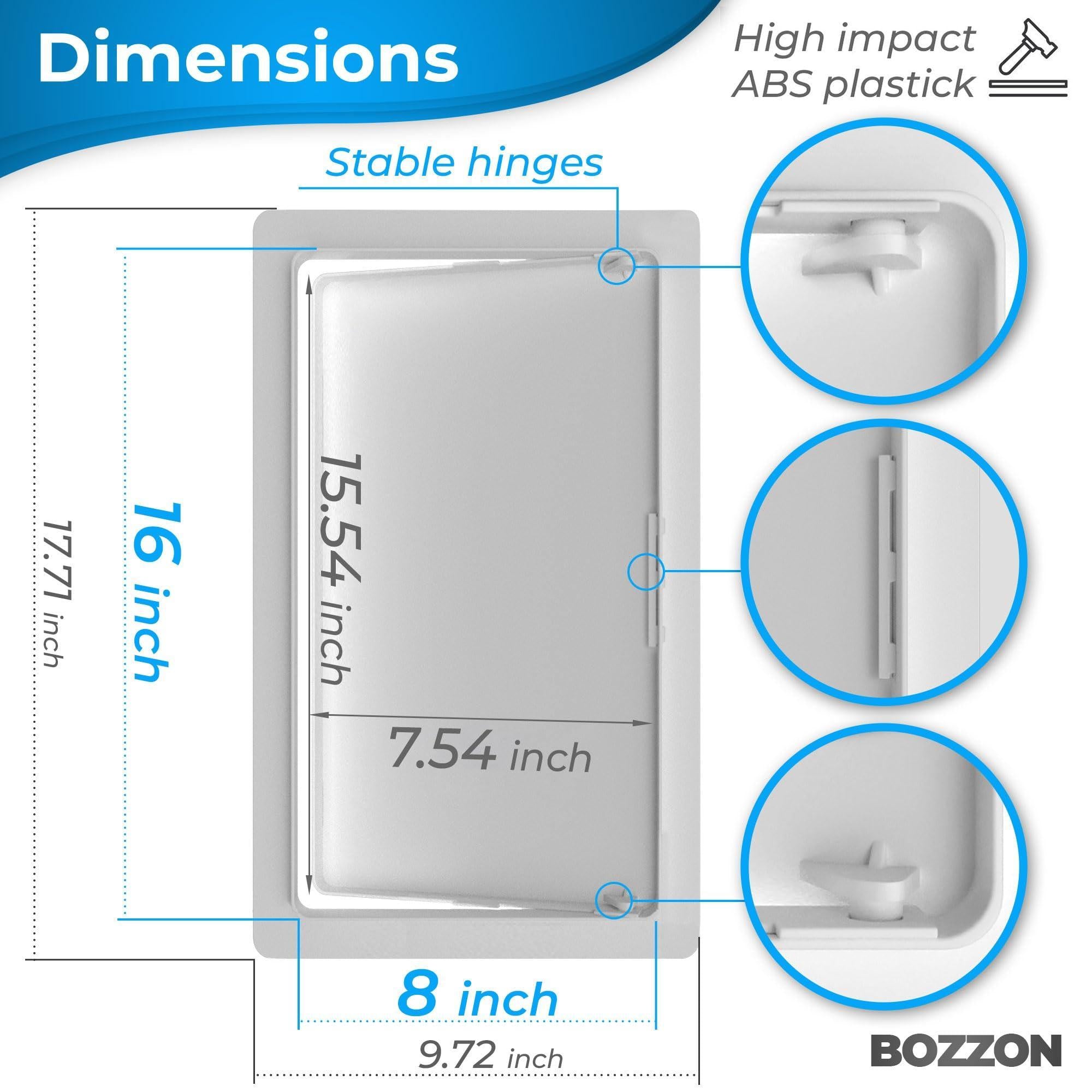 Access Panel for Drywall 8x16 inch Wall Hole Cover Access Door Plumbing Access Panel for Drywall Heavy Durable Plastic White Access Panel for Drywall 8x16 inch Wall Hole Cover Access Door Plumbing Access Panel for Drywall Heavy Durable Plastic White