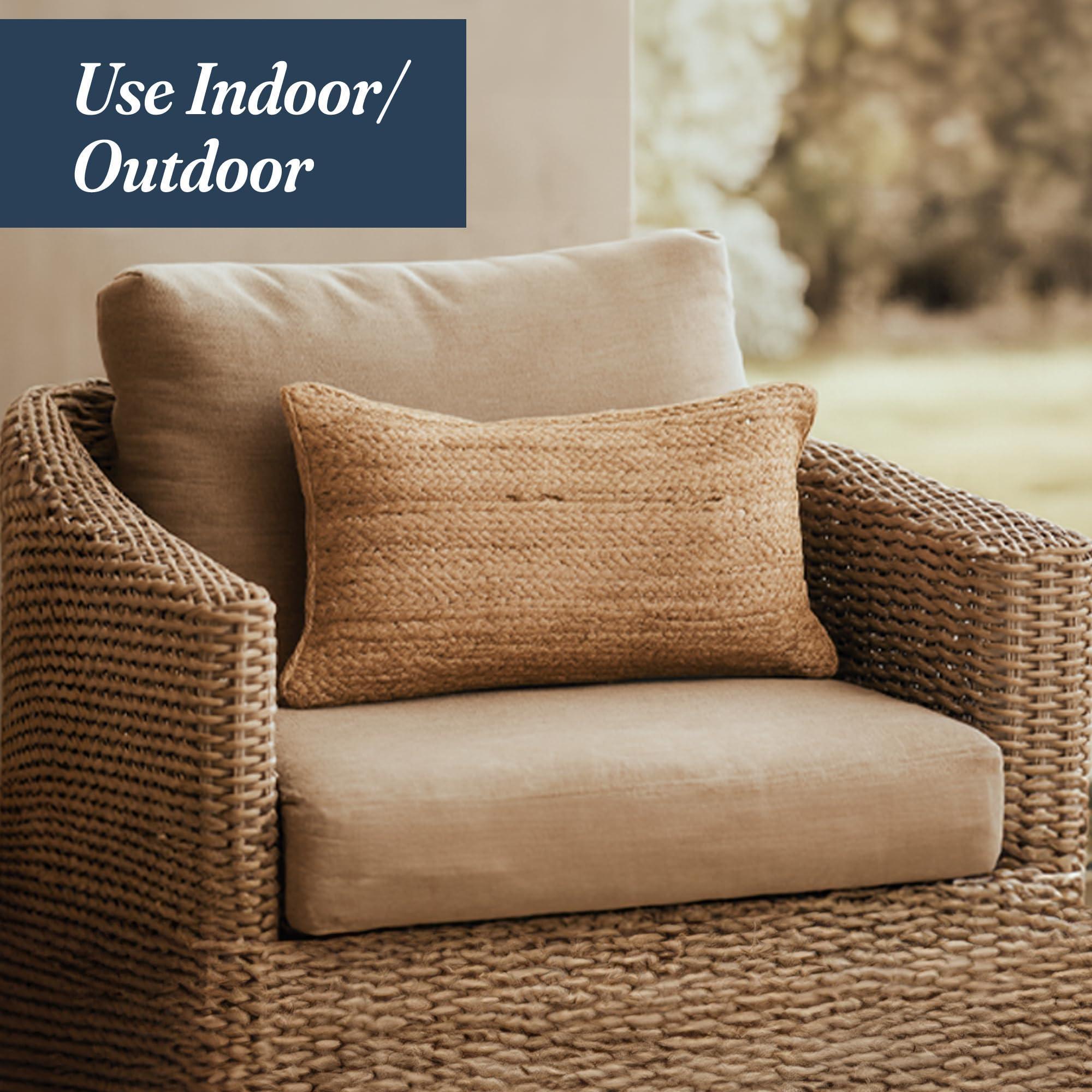Jute Throw Pillow Covers 20x12 Inch Braided Hand Woven Decorative Pillow Cover for Couch Boho Jute Decor Living Room Decor Natural 1Pc Indoor Outdoor Pillow Cover Jute Throw Pillow Covers 20x12 Inch Braided Hand Woven Decorative Pillow Cover for Couch Boho Jute Decor Living Room Decor Natural 1Pc Indoor Outdoor Pillow Cover
