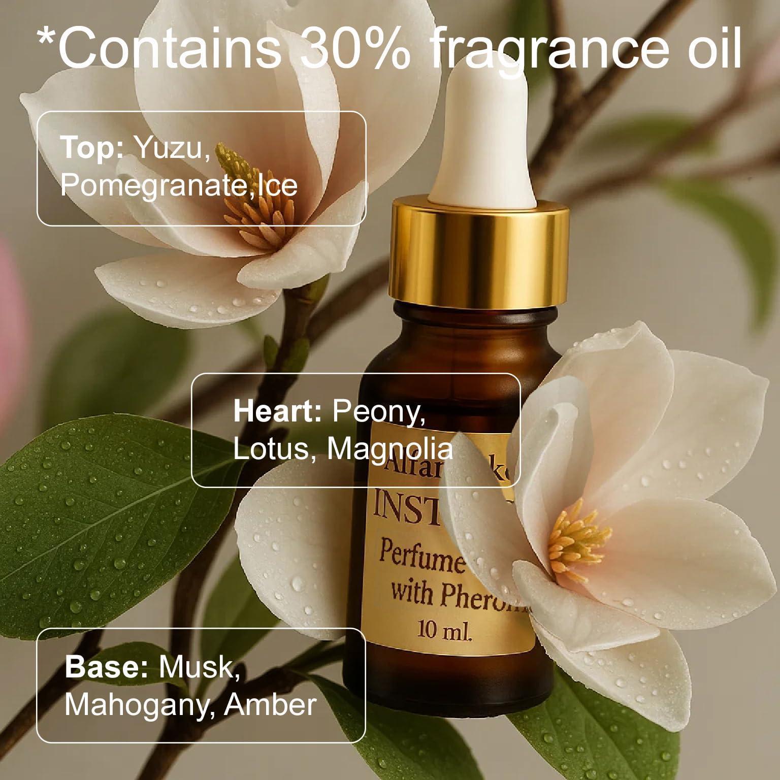 Perfumes for Women with Pheromones Instinct 10ml Travel Perfume Oil for Woman Pheromone Infused Long Lasting Fragrance for Her Fresh Floral Fruity Scent Perfumes for Women with Pheromones Instinct 10ml Travel Perfume Oil for Woman Pheromone Infused Long Lasting Fragrance for Her Fresh Floral Fruity Scent