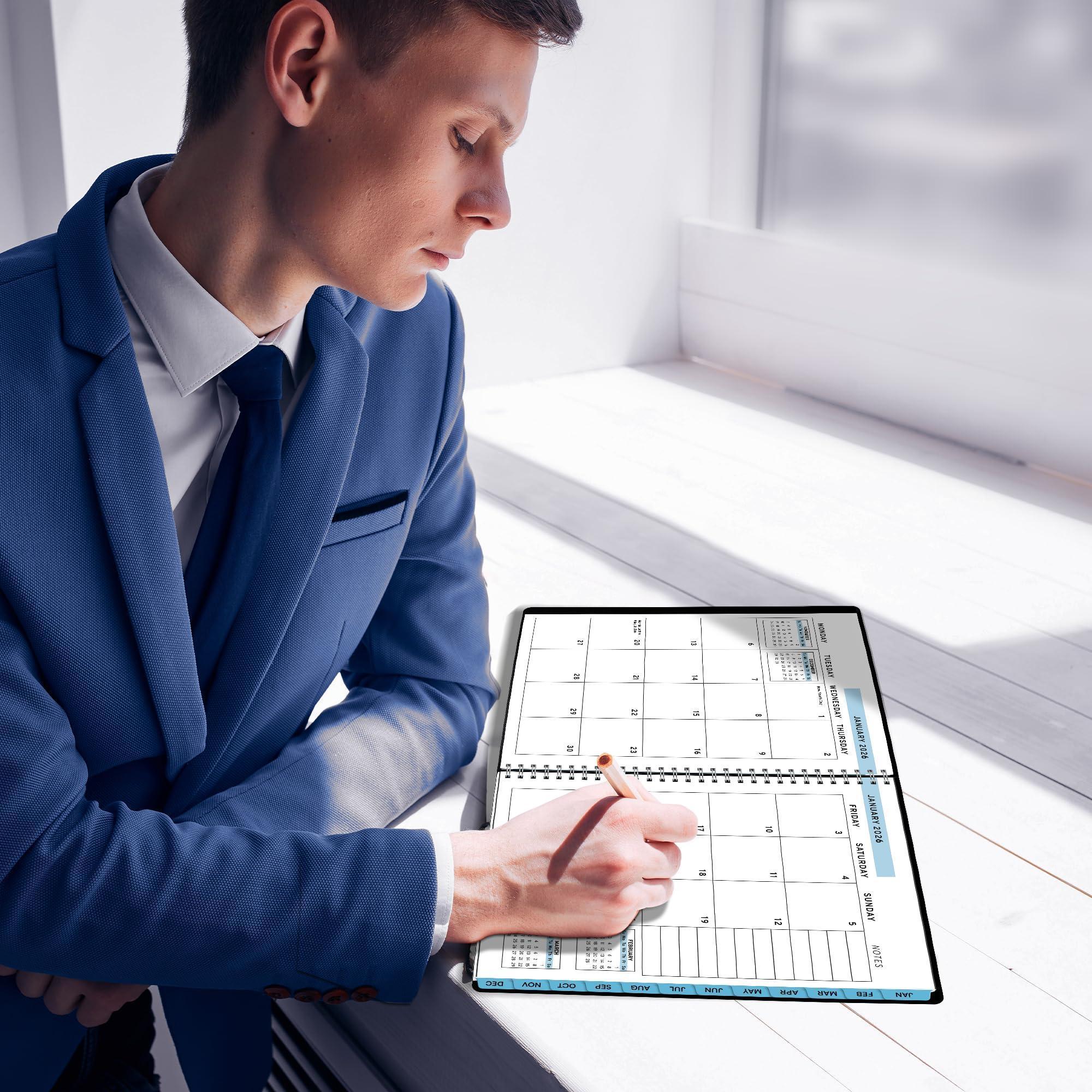 2026 Appointment Book Planner 6.5 x 8.5 inch Large Blue Tabbed Daily Hourly Weekly Planner Schedule Book 30 Minute time Slots Business & Personal Planner Jan 2026 Dec 2026 2026 Appointment Book Planner 6.5 x 8.5 inch Large Blue Tabbed Daily Hourly Weekly Planner Schedule Book 30 Minute time Slots Business & Personal Planner Jan 2026 Dec 2026