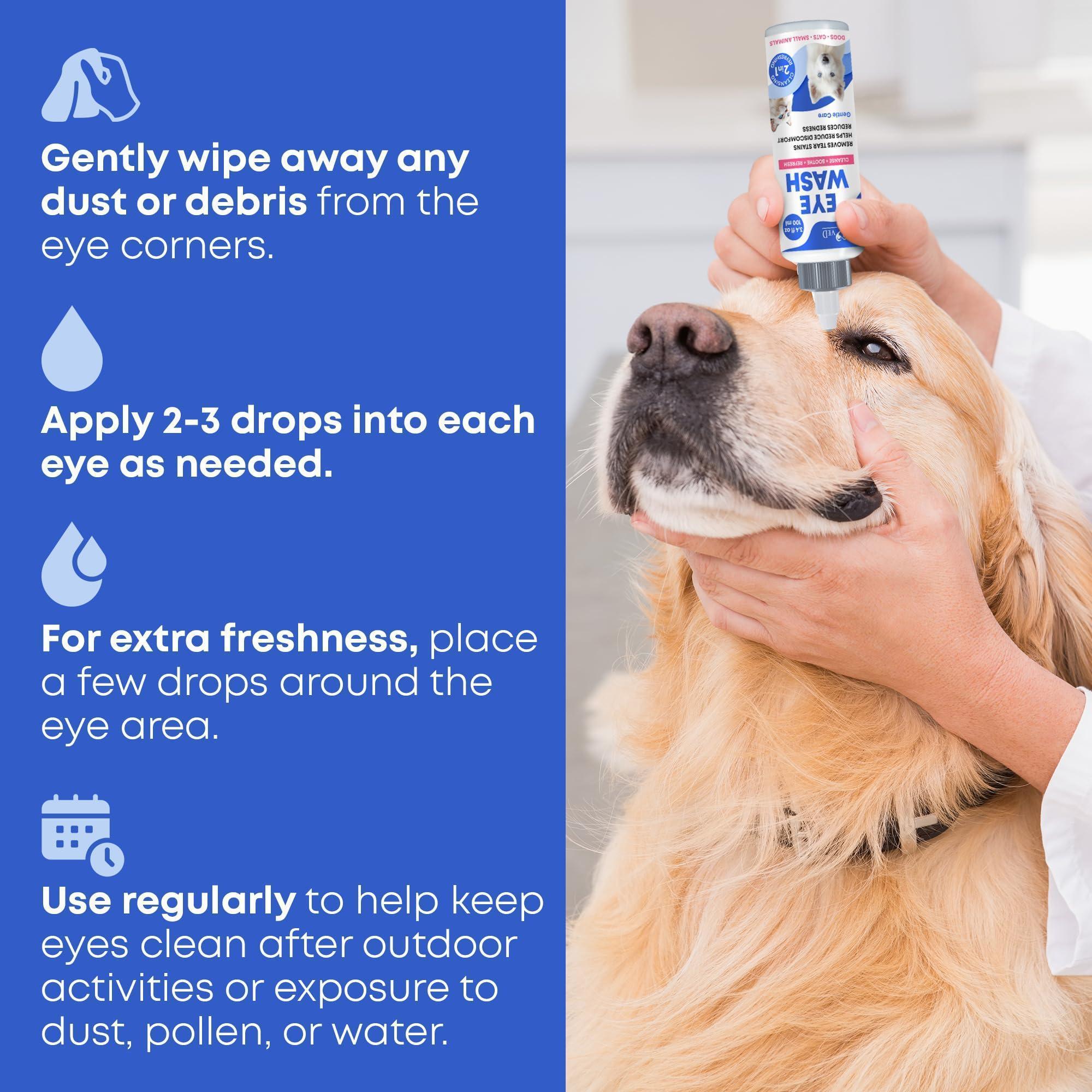 Cat & Dog Eye Wash Drops Tear Stain Remover & Cleaner Cat & Dog Eye Wash Drops Tear Stain Remover & Cleaner