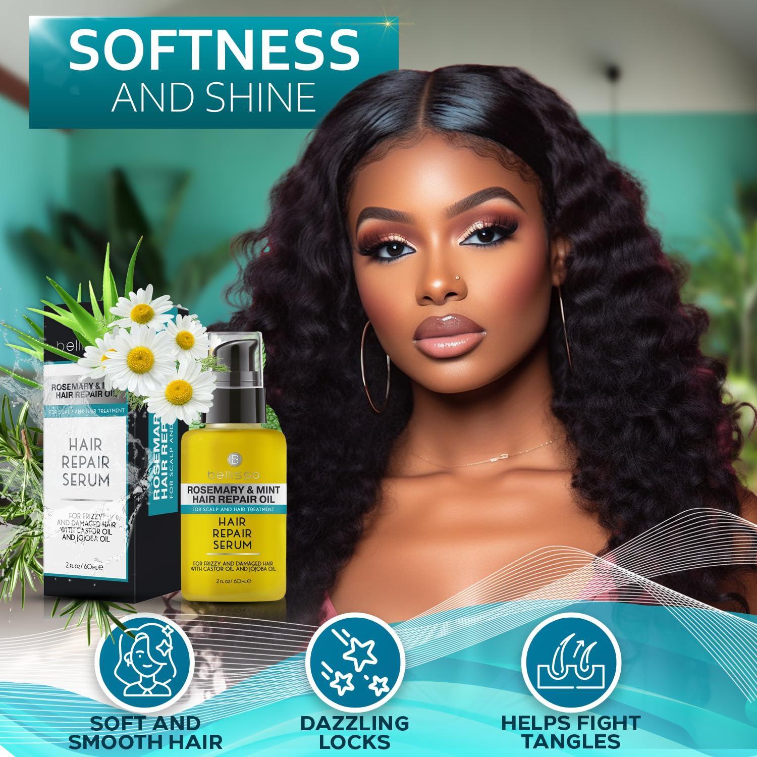 Rosemary Mint Oil Hair Serum Thickening Products for Women and Men Rosemary Mint Oil Hair Serum Thickening Products for Women and Men