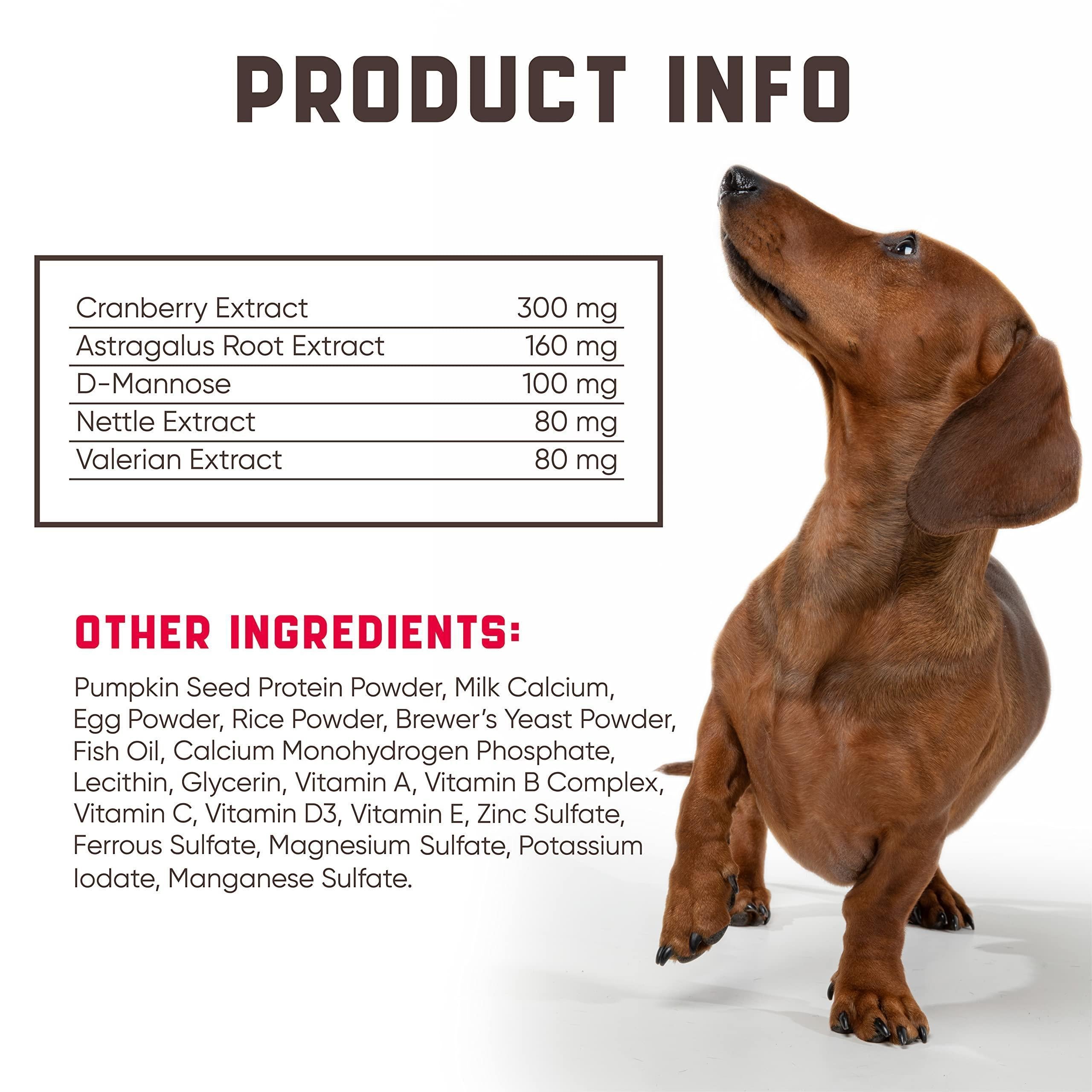 Cranberry Chews for Dogs 180 Count Urinary Tract Support Cranberry Chews for Dogs 180 Count Urinary Tract Support