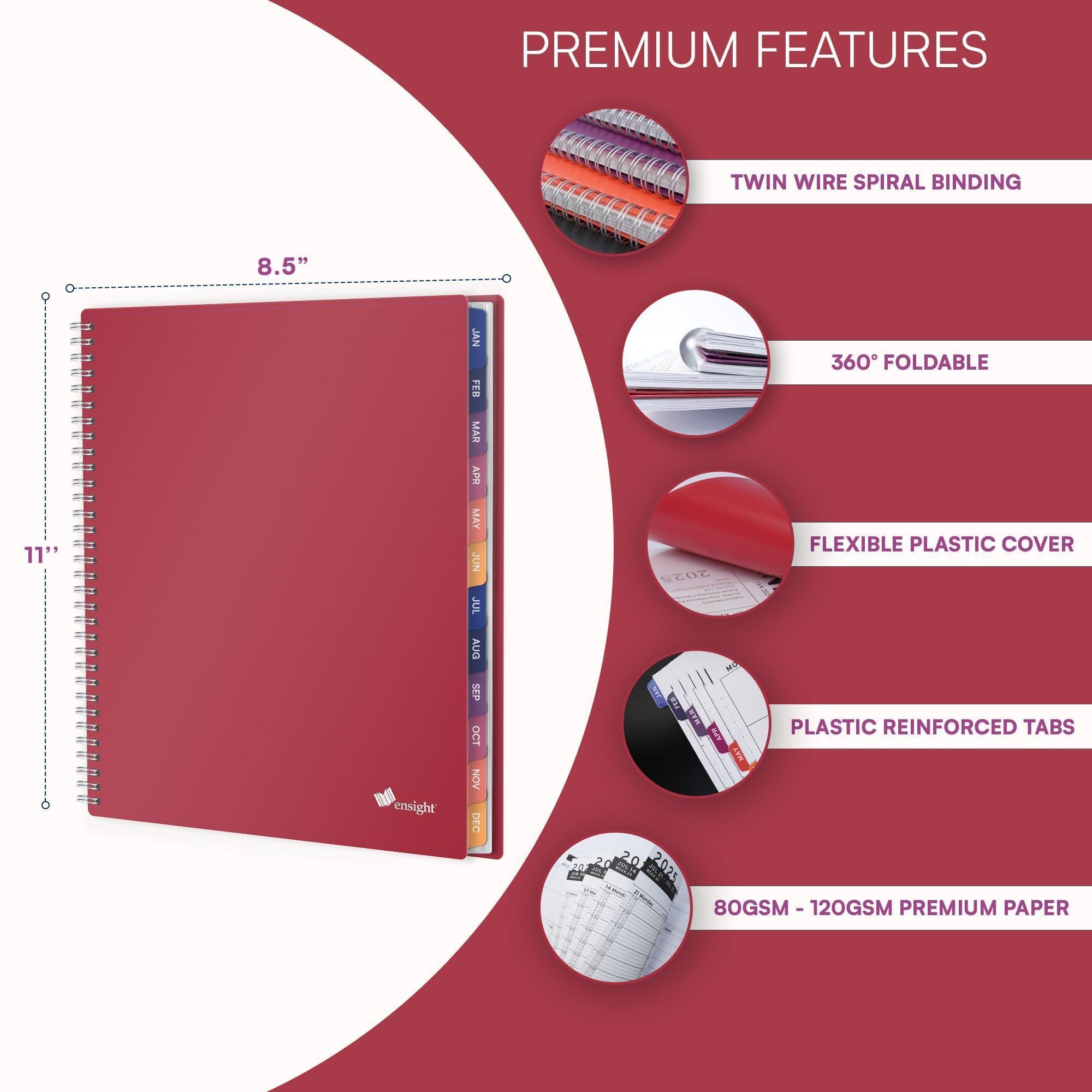 2026 Appointment Book & Planner 8.5 x 11 inch Large Maroon Tabbed Daily Hourly Weekly Planner Schedule Book 15 Minute time Slots Business & Personal Planner Jan 2026 Dec 2026 2026 Appointment Book & Planner 8.5 x 11 inch Large Maroon Tabbed Daily Hourly Weekly Planner Schedule Book 15 Minute time Slots Business & Personal Planner Jan 2026 Dec 2026