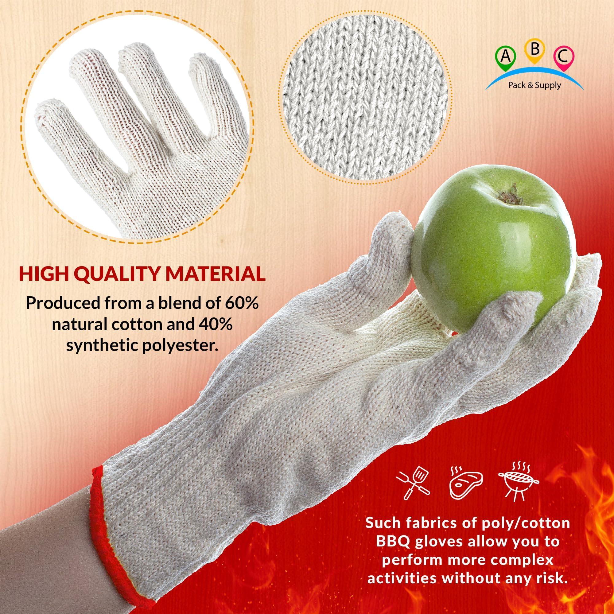 Beige Work Cotton Gloves for Men Women 9.5 Inch Pack of 24 (12 Pairs) String Knit Work Gloves with Red Line Elastic Knit Wrist Washable Cotton Polyester Gardening Gifts Beige Work Cotton Gloves for Men Women 9.5 Inch Pack of 24 (12 Pairs) String Knit Work Gloves with Red Line Elastic Knit Wrist Washable Cotton Polyester Gardening Gifts