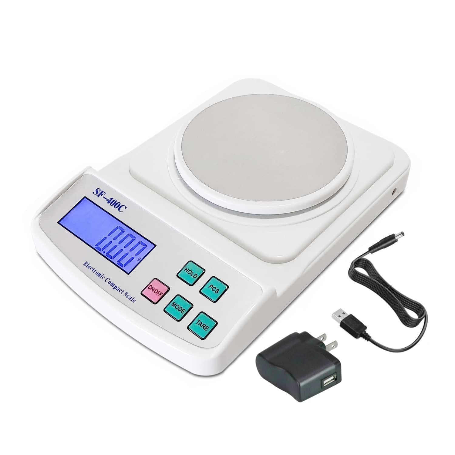 Ounce and Gram Scale 0.01g Accuracy Mass Balance Chemistry Digital Scale Electronic LCD Science Lab Laboratory Digital Scale USB Charger and AC DC Adapter Included Ounce and Gram Scale 0.01g Accuracy Mass Balance Chemistry Digital Scale Electronic LCD Science Lab Laboratory Digital Scale USB Charger and AC DC Adapter Included