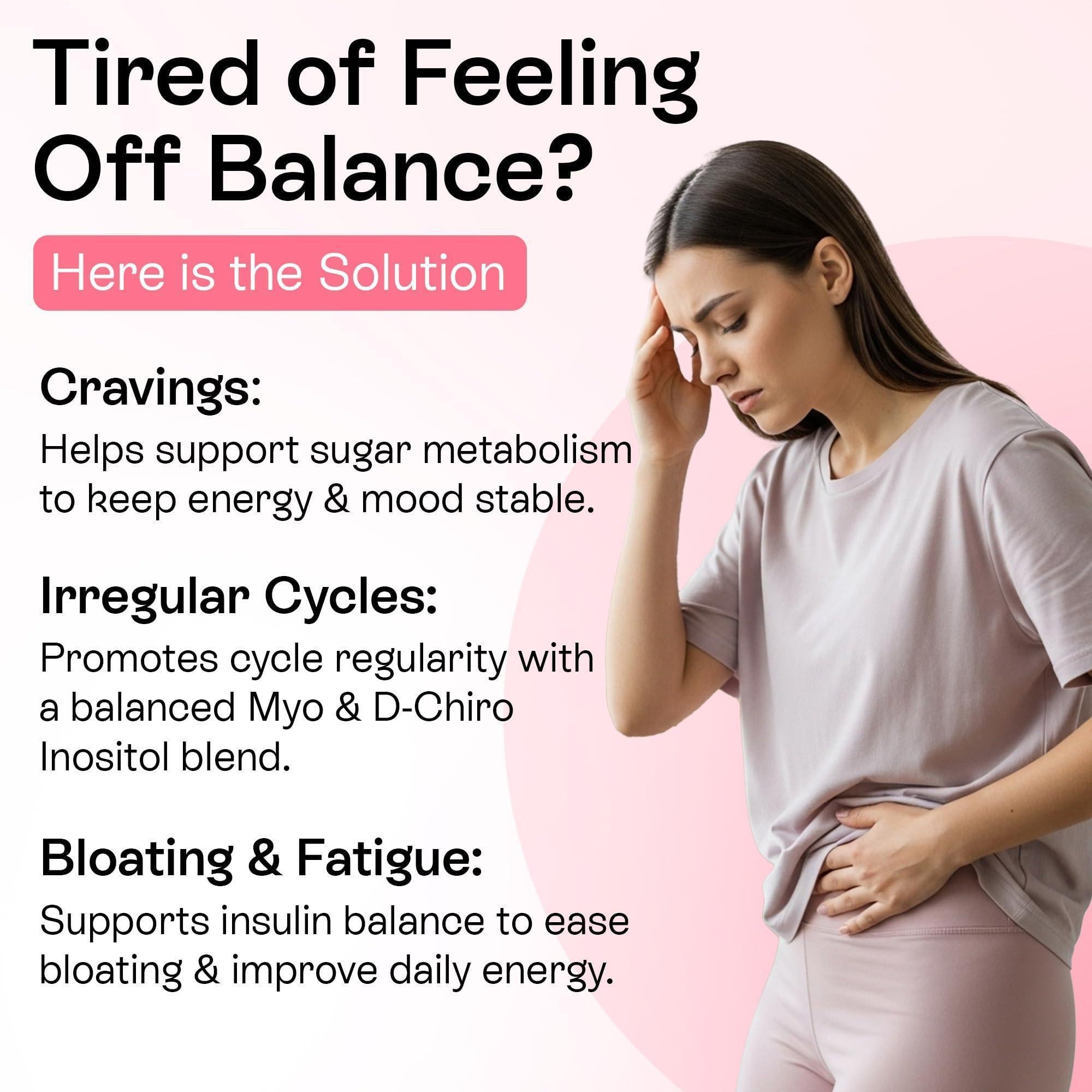 Myo Inositol D Chiro Inositol Supplement for Women Hormone Balance Healthy Ovarian Support 40:1 Myo Inositol Blend with Folate Vitamin D3 B12 & 20 Billion CFU Probiotics 60 Capsules Myo Inositol D Chiro Inositol Supplement for Women Hormone Balance Healthy Ovarian Support 40:1 Myo Inositol Blend with Folate Vitamin D3 B12 & 20 Billion CFU Probiotics 60 Capsules