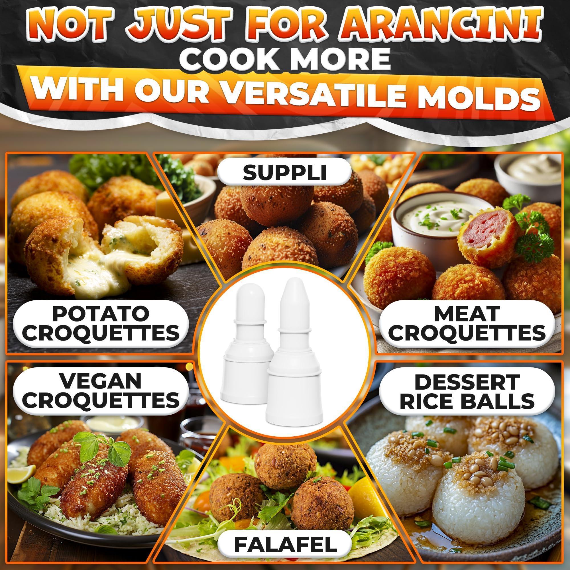 2Pcs 160 g 5.65oz Round and Pointed Arancini Maker Molds Large Rice Mold Meat Balls Japanese Kitchen Gadgets Meatball Maker Sushi Rice Ball Maker Tool Cute Bento Accessories Rice Press Shaper 2Pcs 160 g 5.65oz Round and Pointed Arancini Maker Molds Large Rice Mold Meat Balls Japanese Kitchen Gadgets Meatball Maker Sushi Rice Ball Maker Tool Cute Bento Accessories Rice Press Shaper