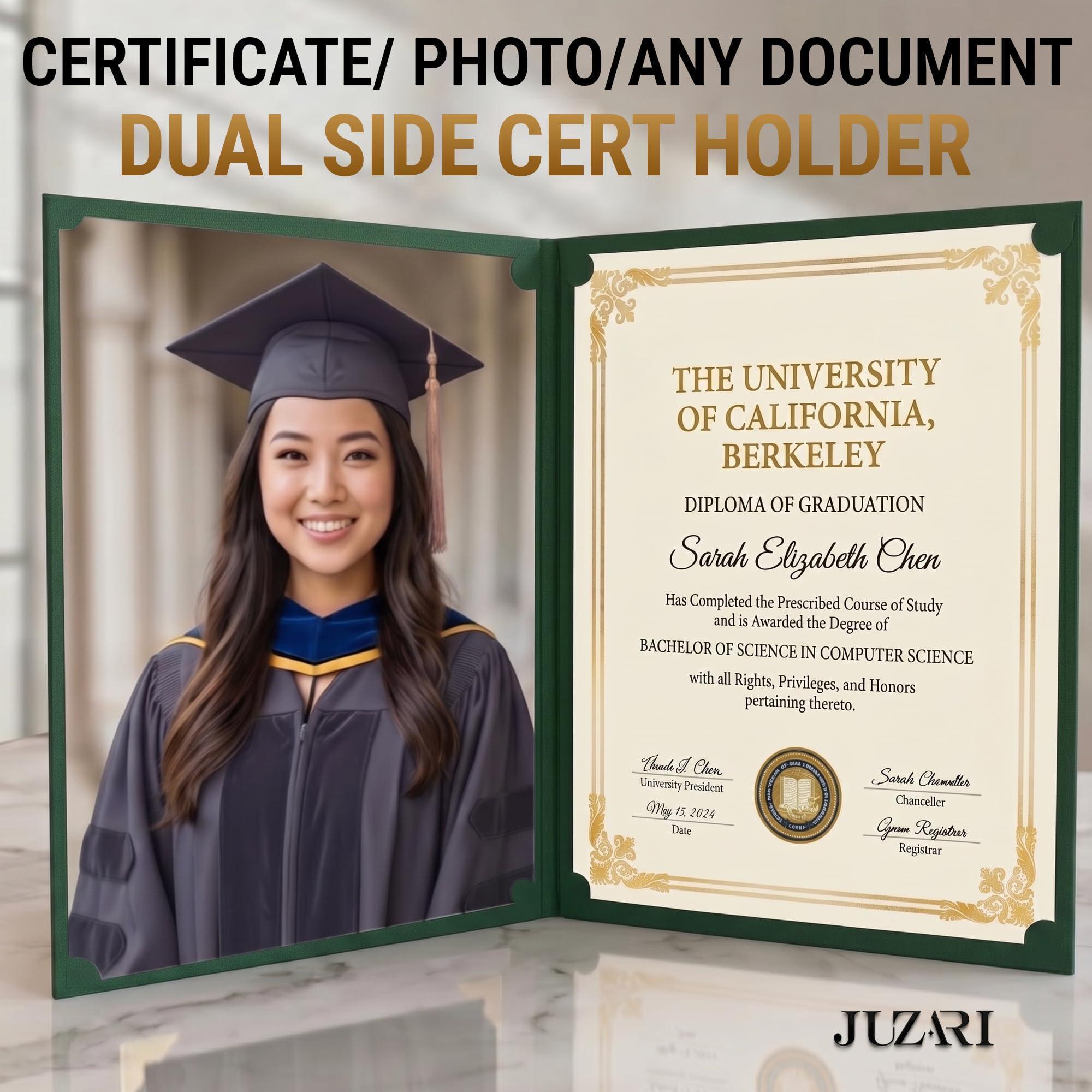 50 Pack Premium Green Certificate Holders 8.5 x 11 inch Heavyweight 300gsm Cardstock Diploma Holder & Certificate Folder Award Certificate Folders for Graduation with Gold Foil Diploma Cover 50 Pack Premium Green Certificate Holders 8.5 x 11 inch Heavyweight 300gsm Cardstock Diploma Holder & Certificate Folder Award Certificate Folders for Graduation with Gold Foil Diploma Cover
