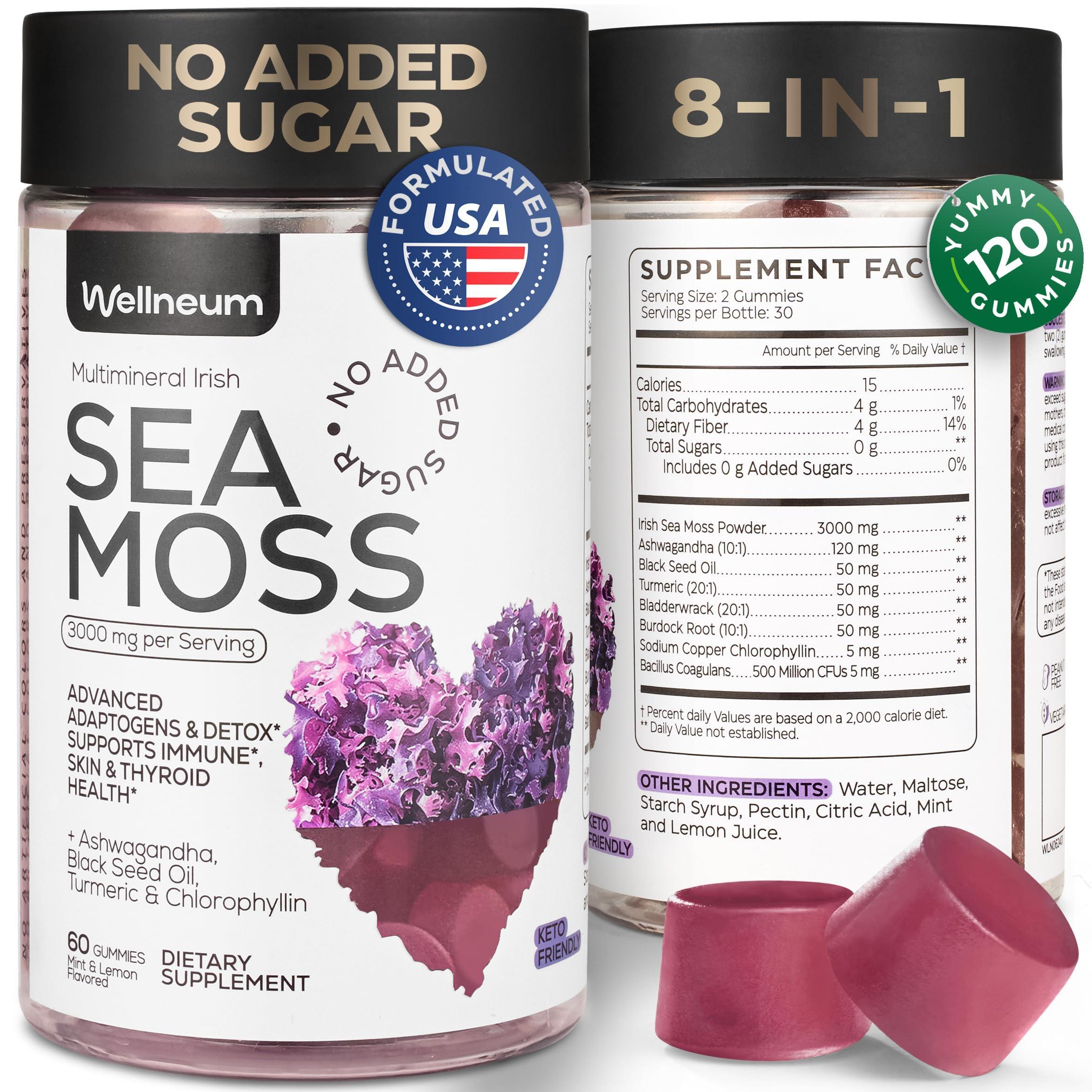 Multimineral Sea Moss Glow Gummies 3000 Mg Irish Seamoss for Immunity Thyroid Multimineral Sea Moss Glow Gummies 3000 Mg Irish Seamoss for Immunity Thyroid