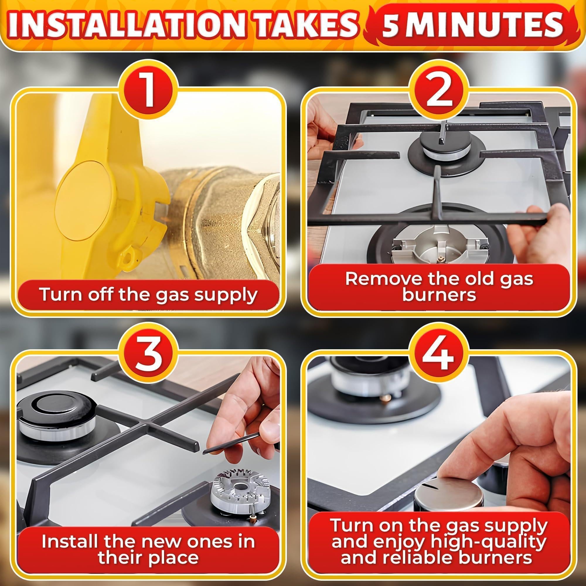 4Pcs Portable Gas Stove Burner Replacement Surface Burner Head Replacement Stove Range Gas Stove Burners Caps Black Stove Top Burner Replacement Range Burners Tops Burner Covers for Gas Stove 4Pcs Portable Gas Stove Burner Replacement Surface Burner Head Replacement Stove Range Gas Stove Burners Caps Black Stove Top Burner Replacement Range Burners Tops Burner Covers for Gas Stove