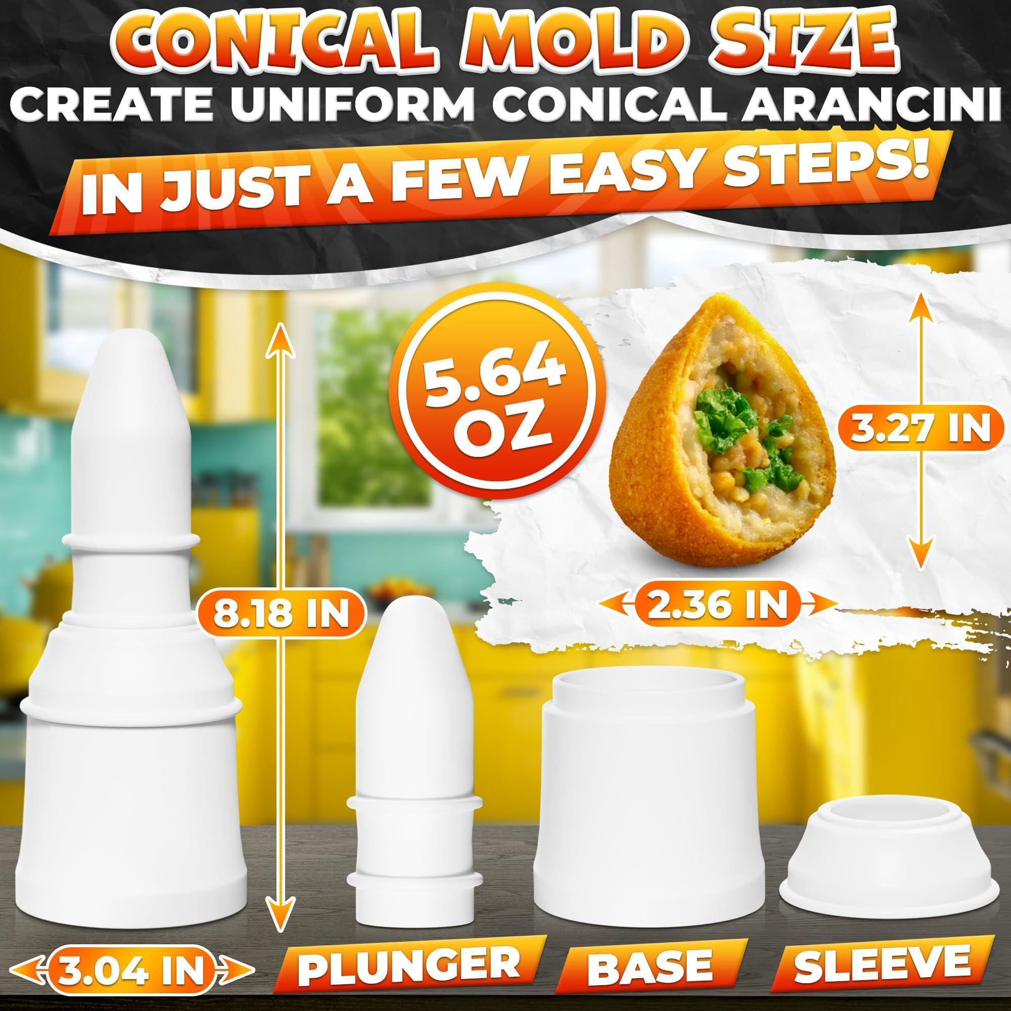 2Pcs 160 g 5.65oz Round and Pointed Arancini Maker Molds Large Rice Mold Meat Balls Japanese Kitchen Gadgets Meatball Maker Sushi Rice Ball Maker Tool Cute Bento Accessories Rice Press Shaper 2Pcs 160 g 5.65oz Round and Pointed Arancini Maker Molds Large Rice Mold Meat Balls Japanese Kitchen Gadgets Meatball Maker Sushi Rice Ball Maker Tool Cute Bento Accessories Rice Press Shaper