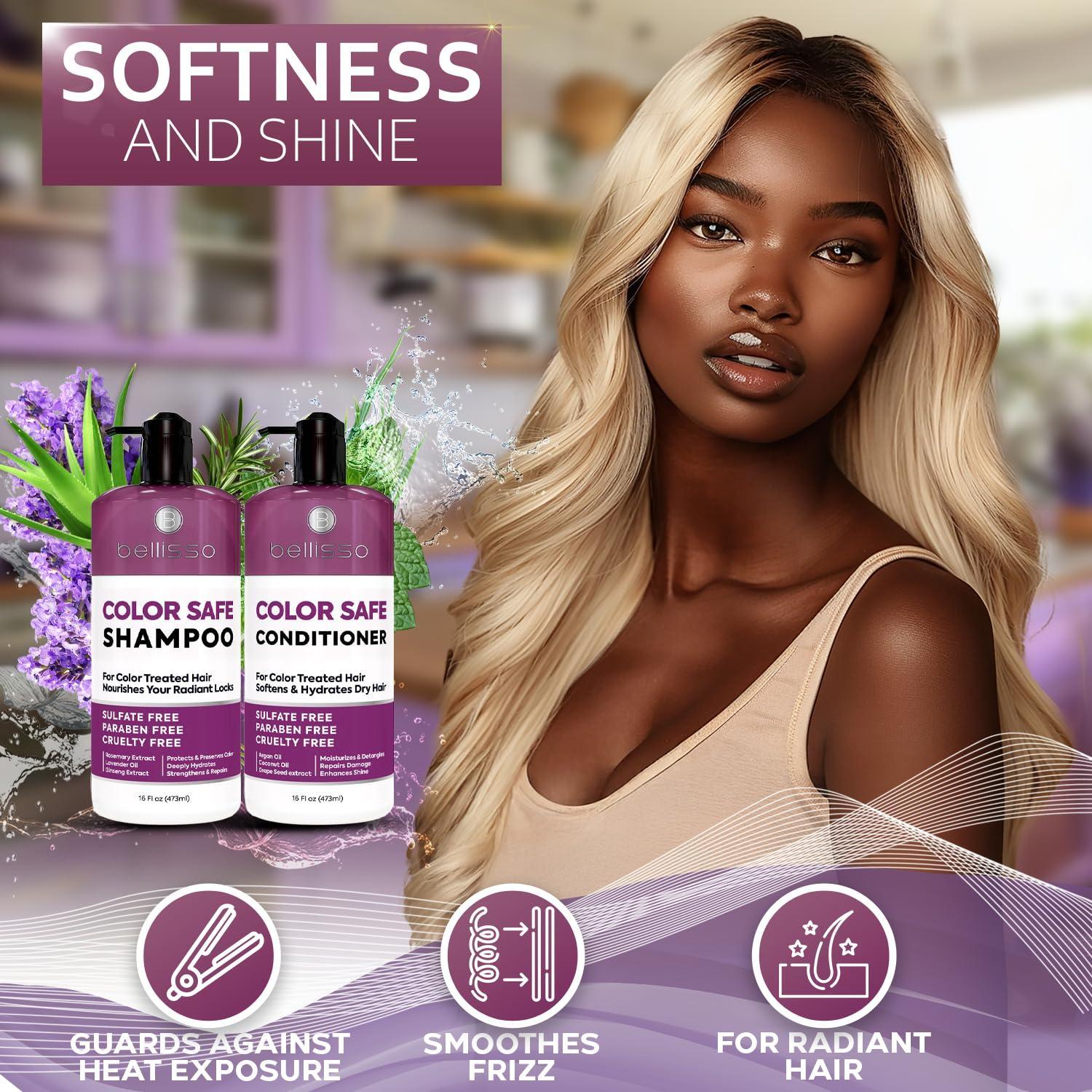 Color Safe Shampoo and Conditioner Set For Protecting Dyed and Treated Hair Color Safe Shampoo and Conditioner Set For Protecting Dyed and Treated Hair