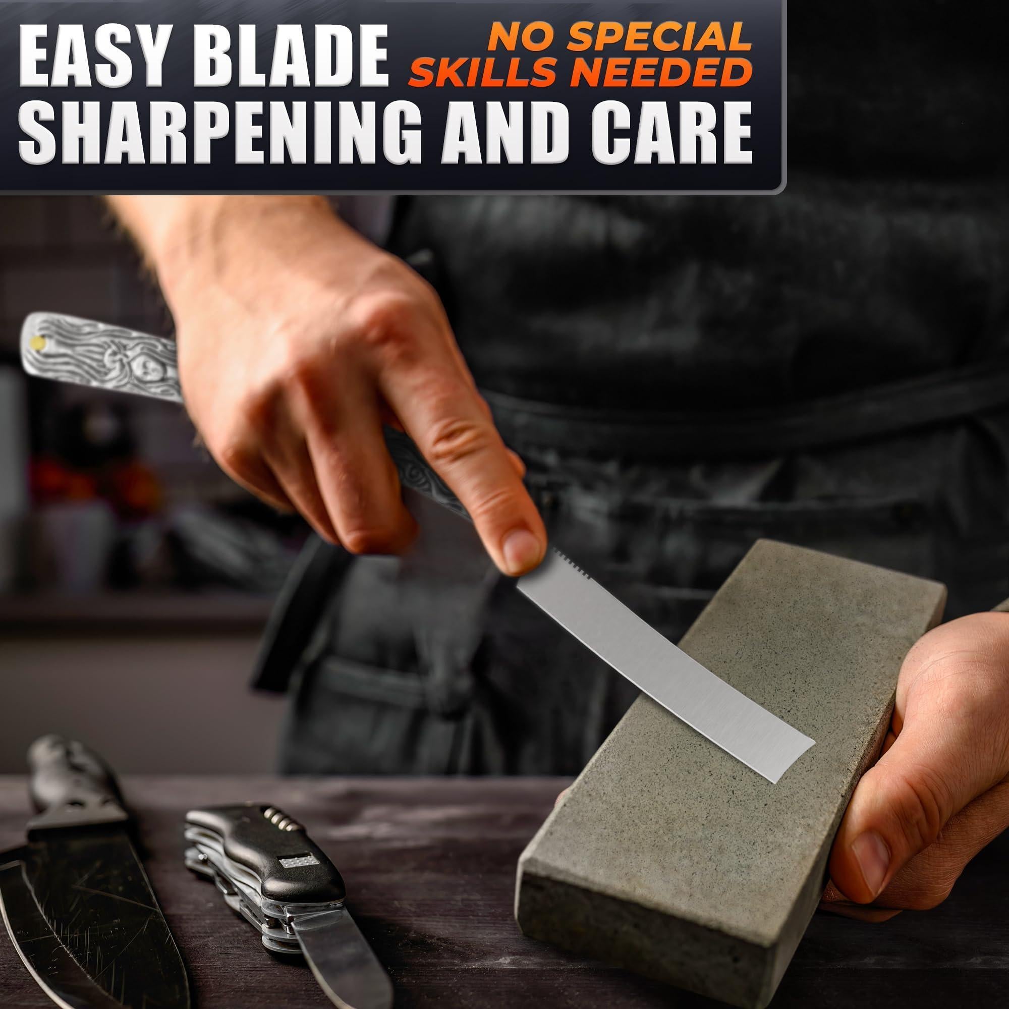 Straight Razor Carbon Steel Blade 11.4 in Secure Grip for Shaving Straight Razor Carbon Steel Blade 11.4 in Secure Grip for Shaving