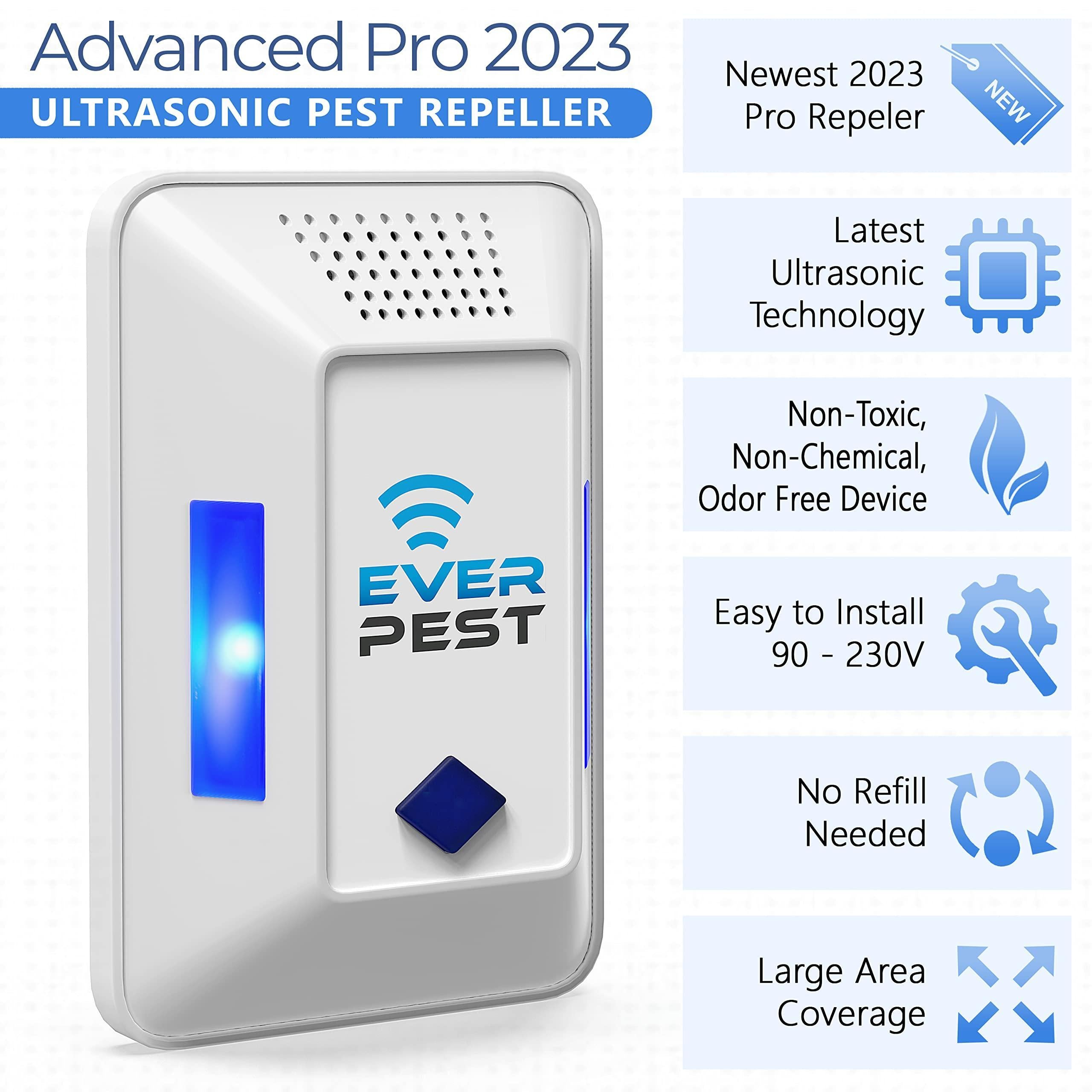 Ultrasonic Pest Control Repeller Plug in Electronic Insect Defender 2Pack Roach Ultrasonic Pest Control Repeller Plug in Electronic Insect Defender 2Pack Roach