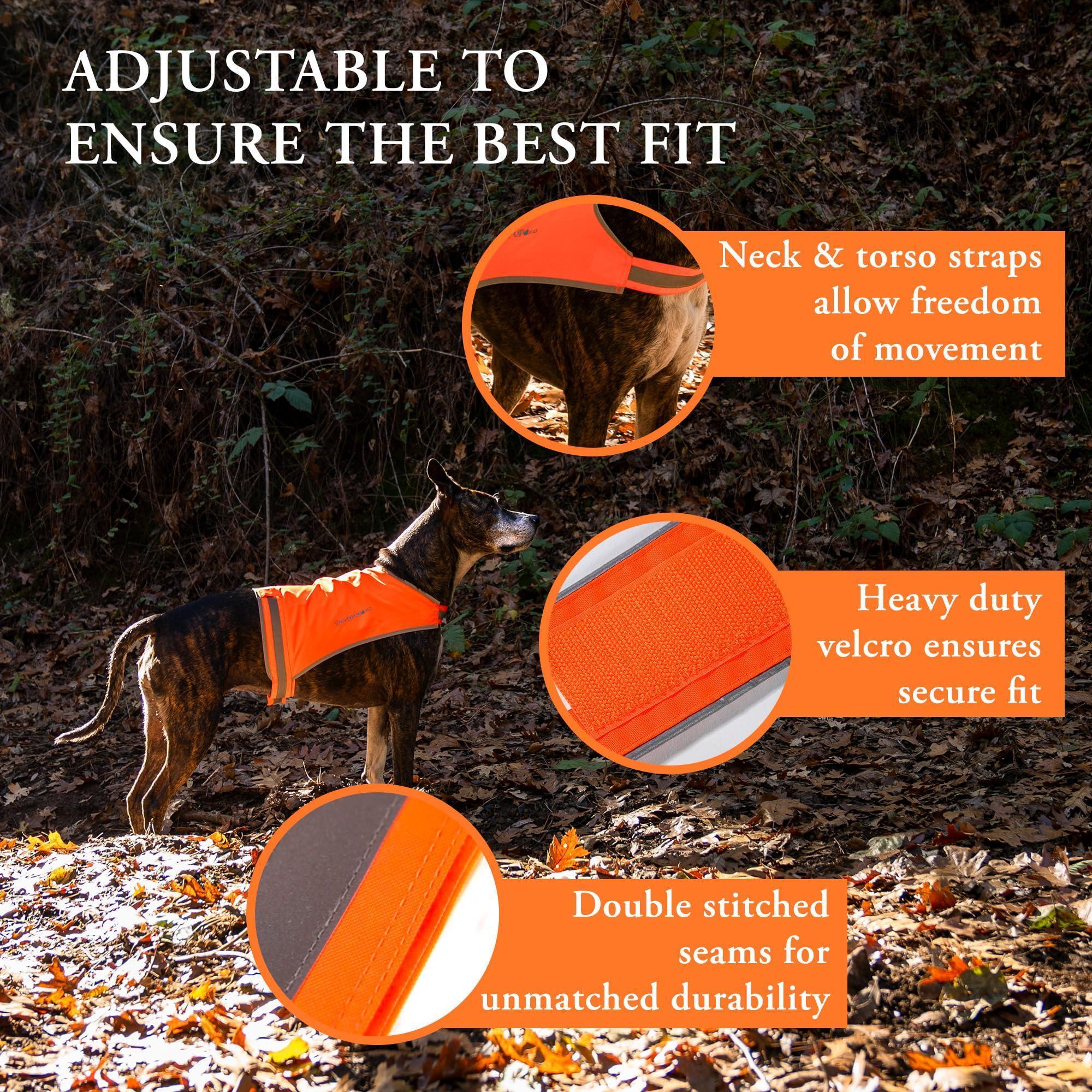 Lightweight Dog Vest Mid-Back Coverage 24 in Chest x 17 in Neck Orange Lightweight Dog Vest Mid-Back Coverage 24 in Chest x 17 in Neck Orange