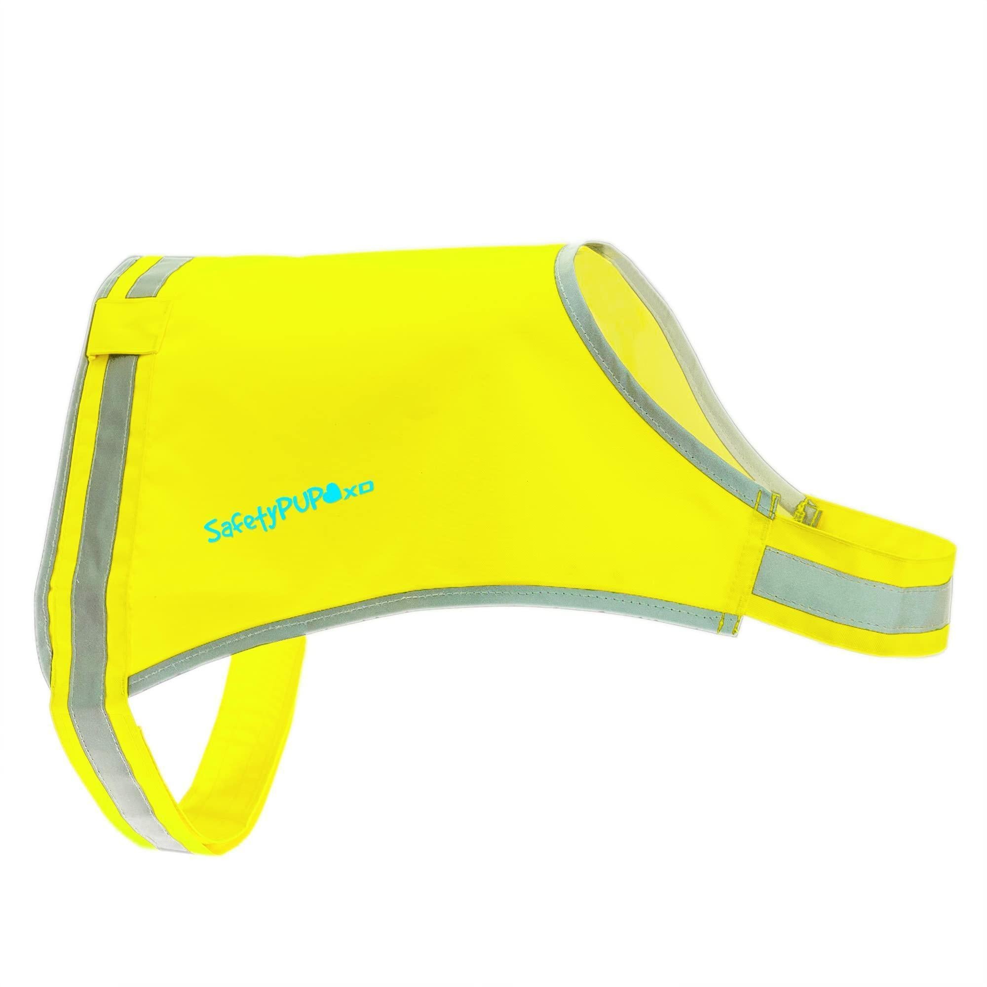 Reflective Lightweight Dog Vest Hi-Vis M Size Mid-Back Coverage Reflective Lightweight Dog Vest Hi-Vis M Size Mid-Back Coverage
