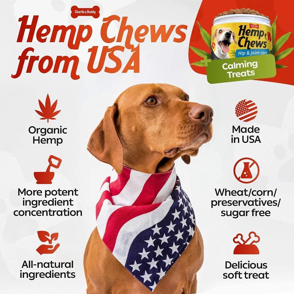 Hemp Hip & Joint Supplement for Dogs 120 Count Glucosamine Hemp Hip & Joint Supplement for Dogs 120 Count Glucosamine