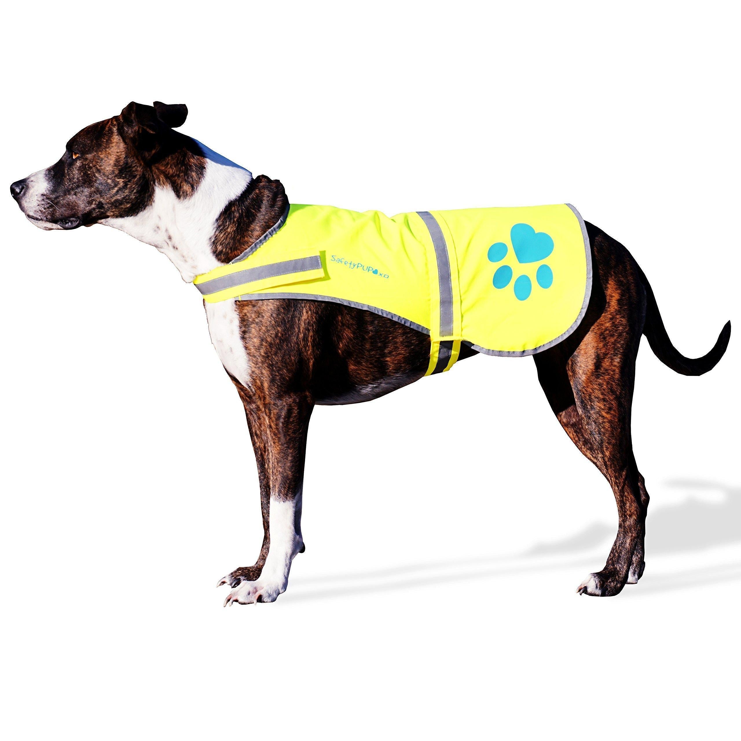 Reflective Dog Safety Vest Hi-Vis XL Size Neon Yellow Reflective Dog Safety Vest Hi-Vis XL Size Neon Yellow