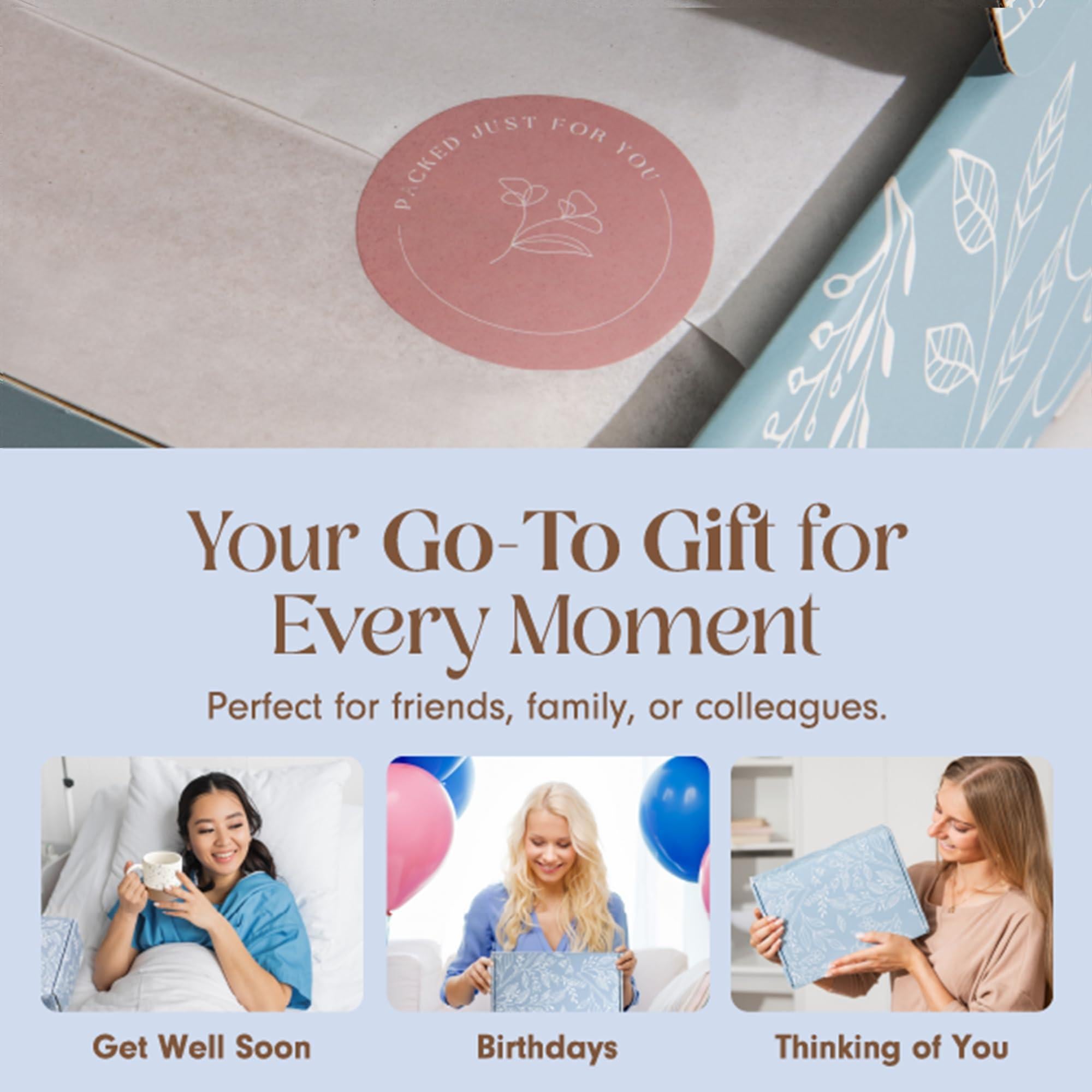 Unboxme Mini Healer Spa Gift Basket for Women Self Care Gift Box Wellness Care Package with Card Relaxation Gift for Birthday or Get Well Soon Unboxme Mini Healer Spa Gift Basket for Women Self Care Gift Box Wellness Care Package with Card Relaxation Gift for Birthday or Get Well Soon