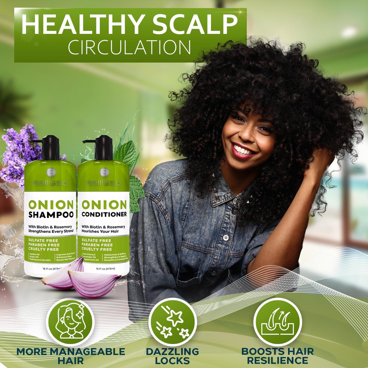 Onion Shampoo and Conditioner Set With Rosemary and Biotin Thickening Products Onion Shampoo and Conditioner Set With Rosemary and Biotin Thickening Products
