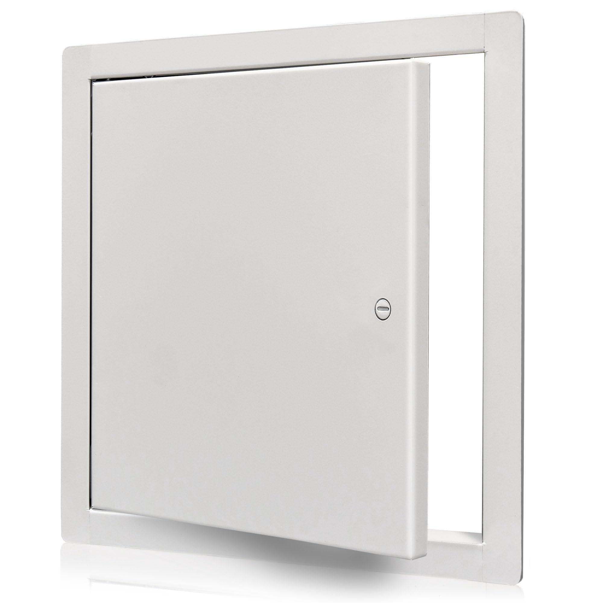 Access Panel for Drywall with Screwdriver Latch 6 x 6 inch Metal Door a 1.2 mm Thick Frame Wall Hole Cover Access Door Plumbing Access Panel for Drywall Heavy Durable White Access Panel for Drywall with Screwdriver Latch 6 x 6 inch Metal Door a 1.2 mm Thick Frame Wall Hole Cover Access Door Plumbing Access Panel for Drywall Heavy Durable White